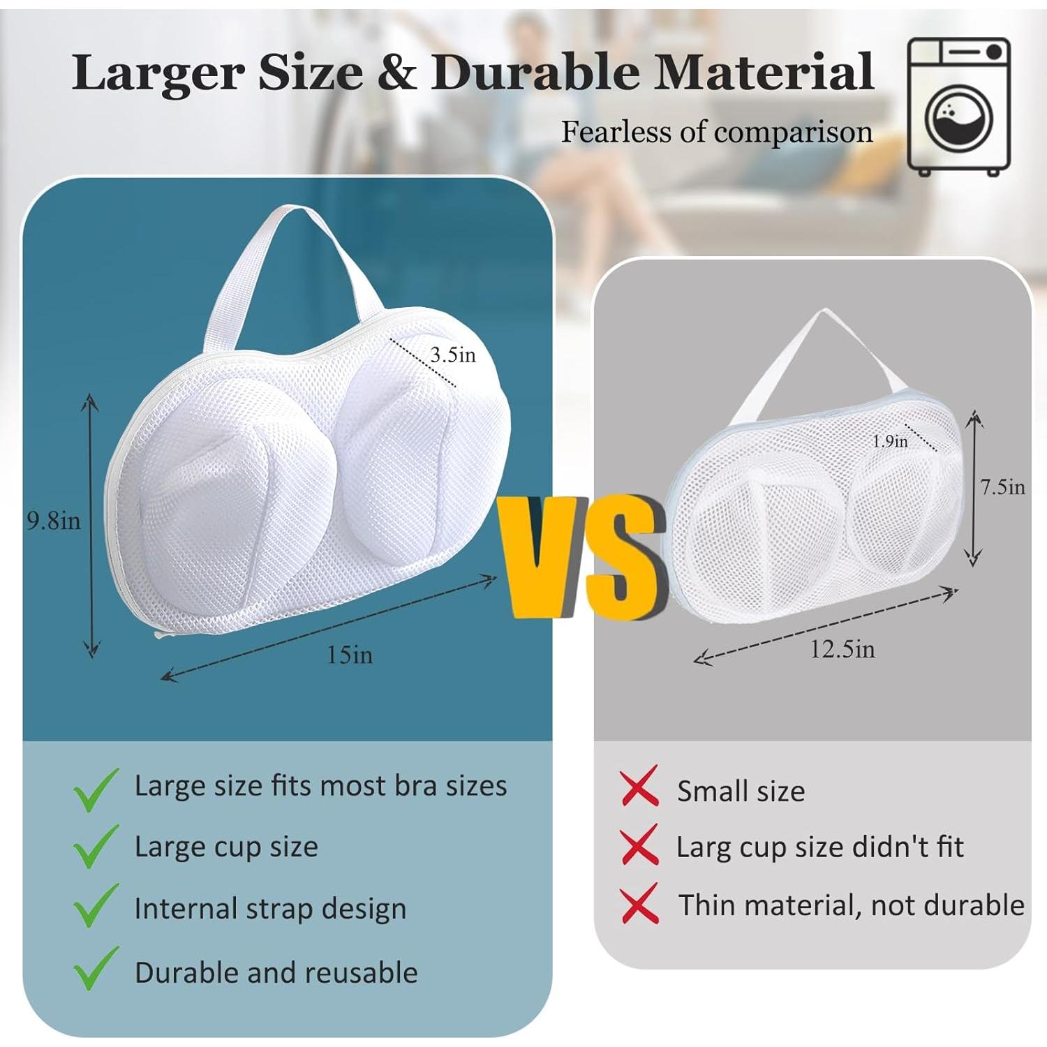 Bolsas de Lavandería KISYONGUS para Sujetadores Grandes - 2 Piezas