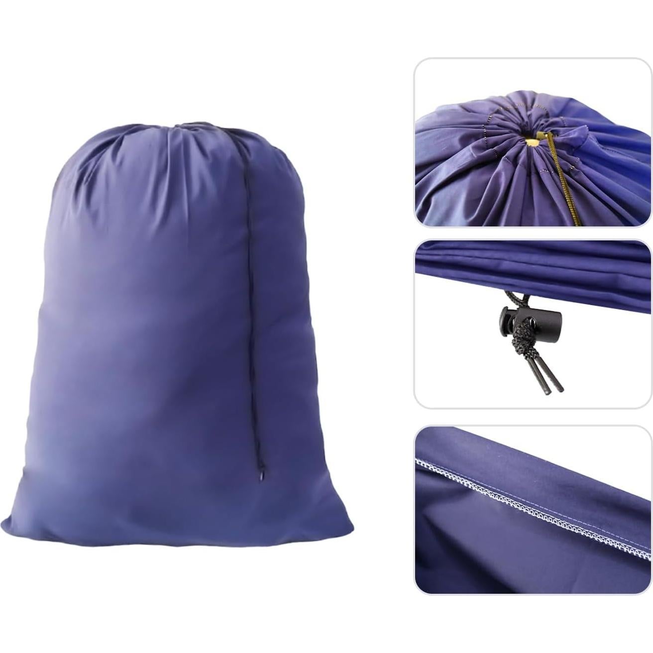 Bolsa de lavandería extra grande YETHAN azul 76x102 cm 12PCS