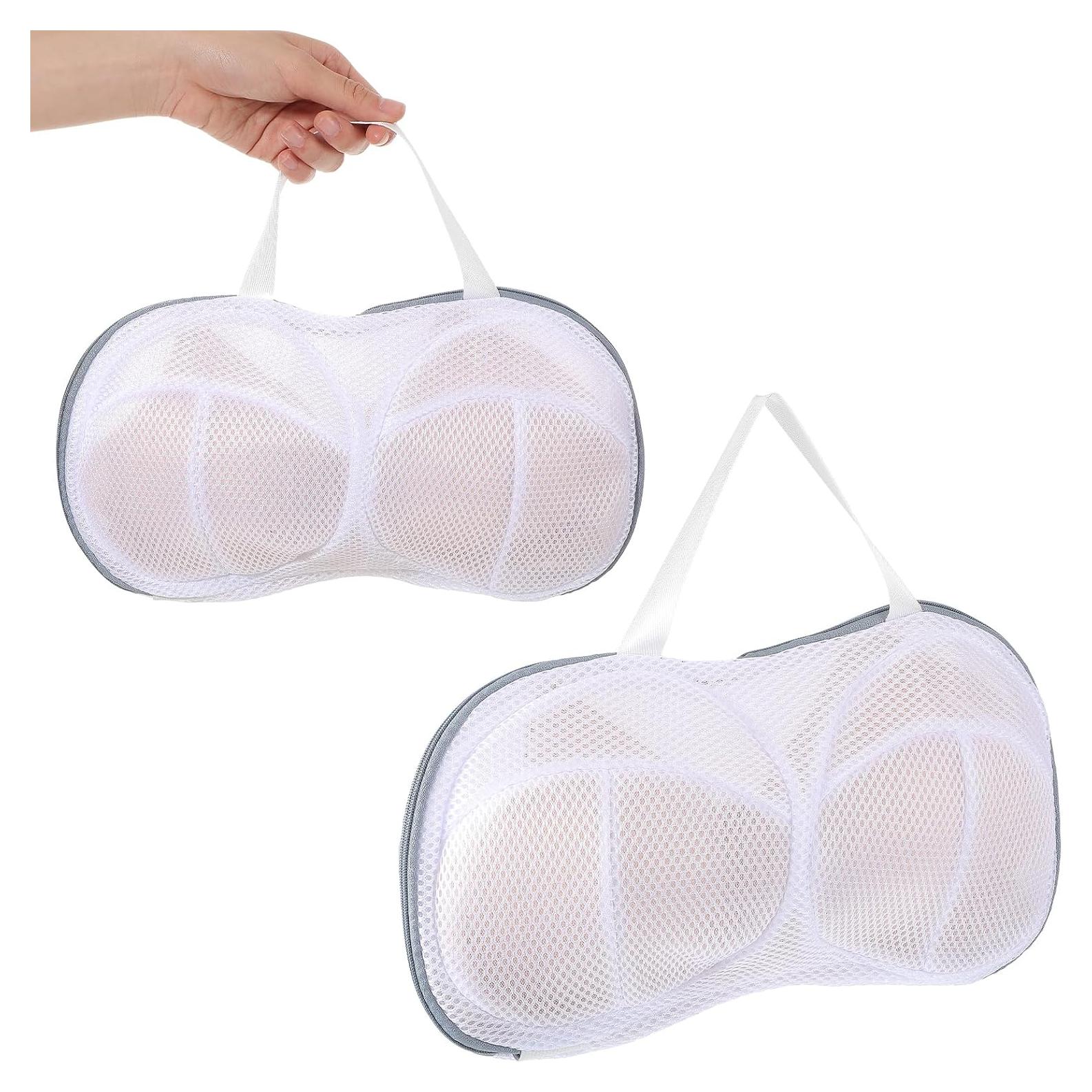 Paquete de 2 Bolsas de Lavado Lusofie para Sujetadores 31x18cm