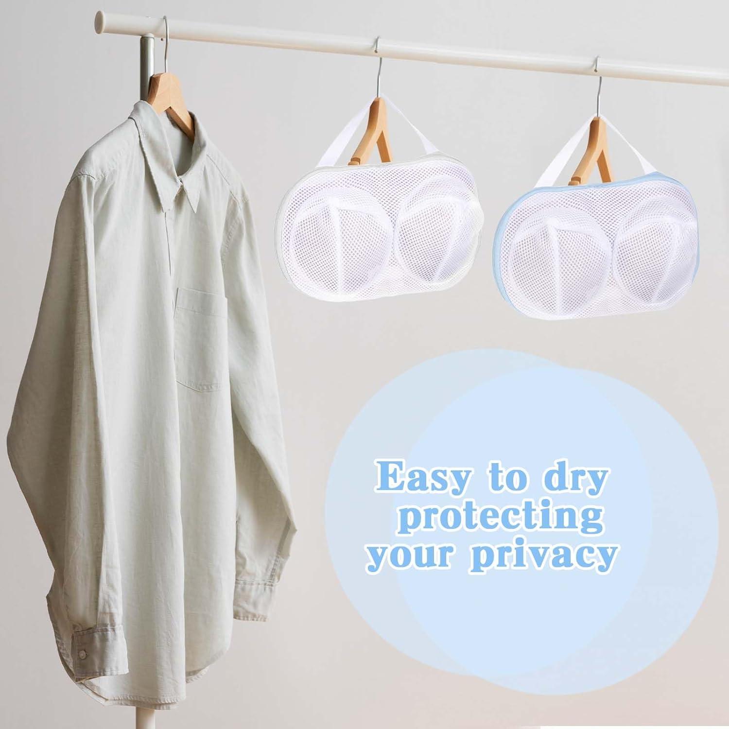 Paquete de 2 Bolsas de Lavandería Grevosea para Sujetadores 30x20cm