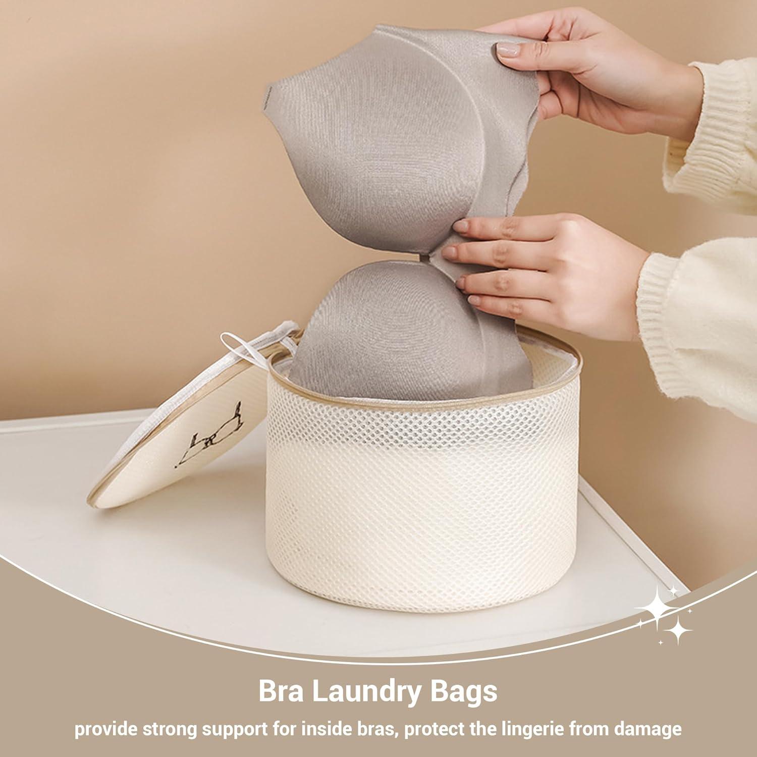 Juego de 6 bolsas de lavandería Esdallina con cremallera