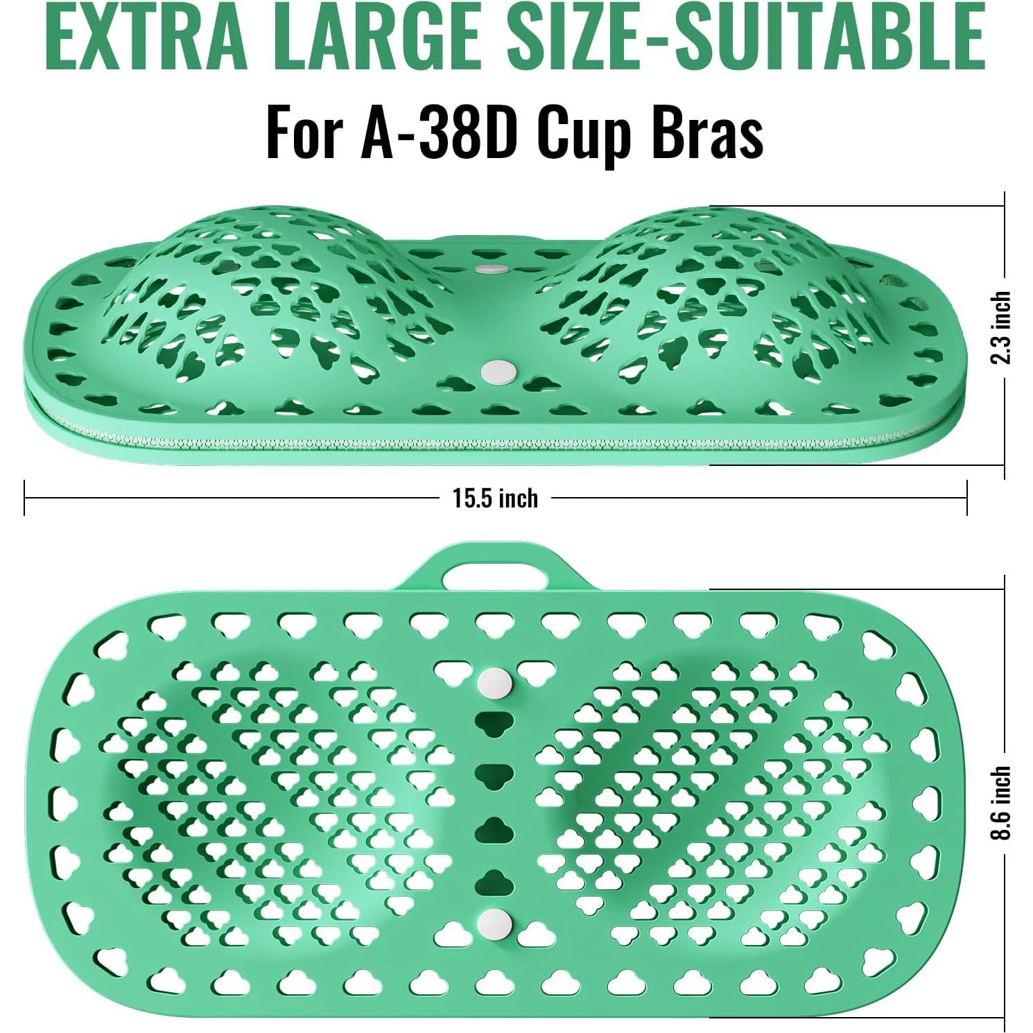 Bolsa de Lavado de Sujetadores MAYZOLOP 3 Piezas Silicona