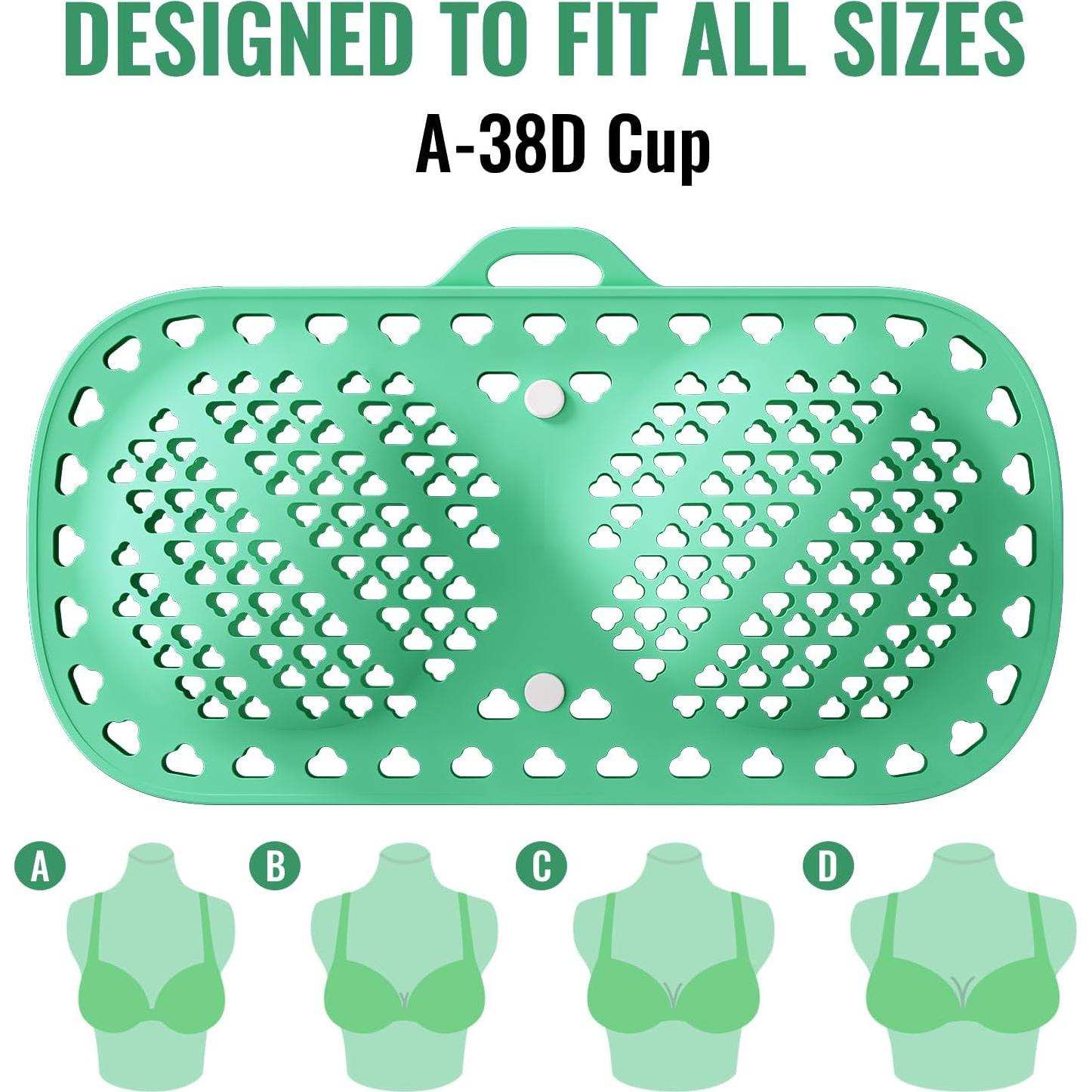 Bolsa de Lavado de Sujetadores MAYZOLOP 3 Piezas Silicona