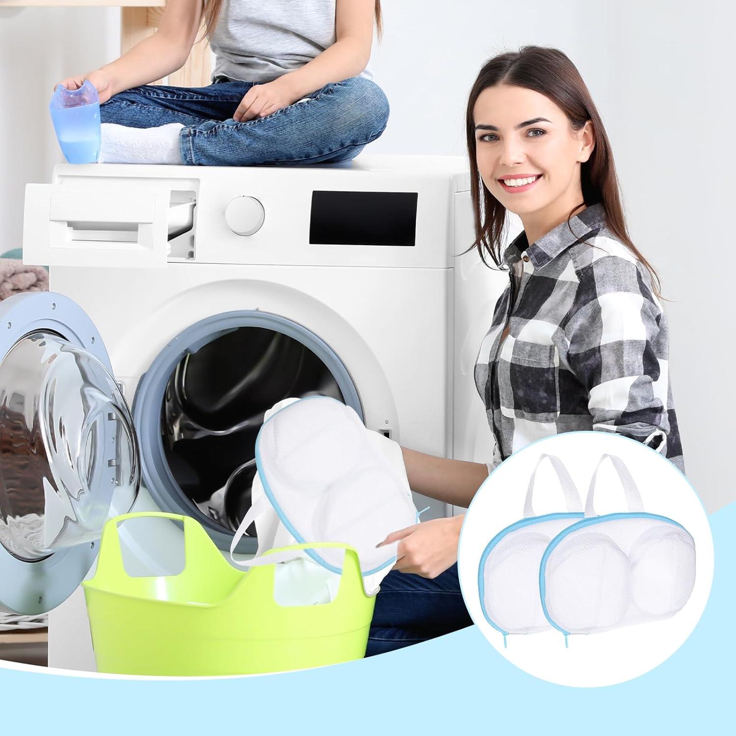 Bolsas de Lavado de Sujetadores Trinkrittey - 2 Pcs 29.5x20cm