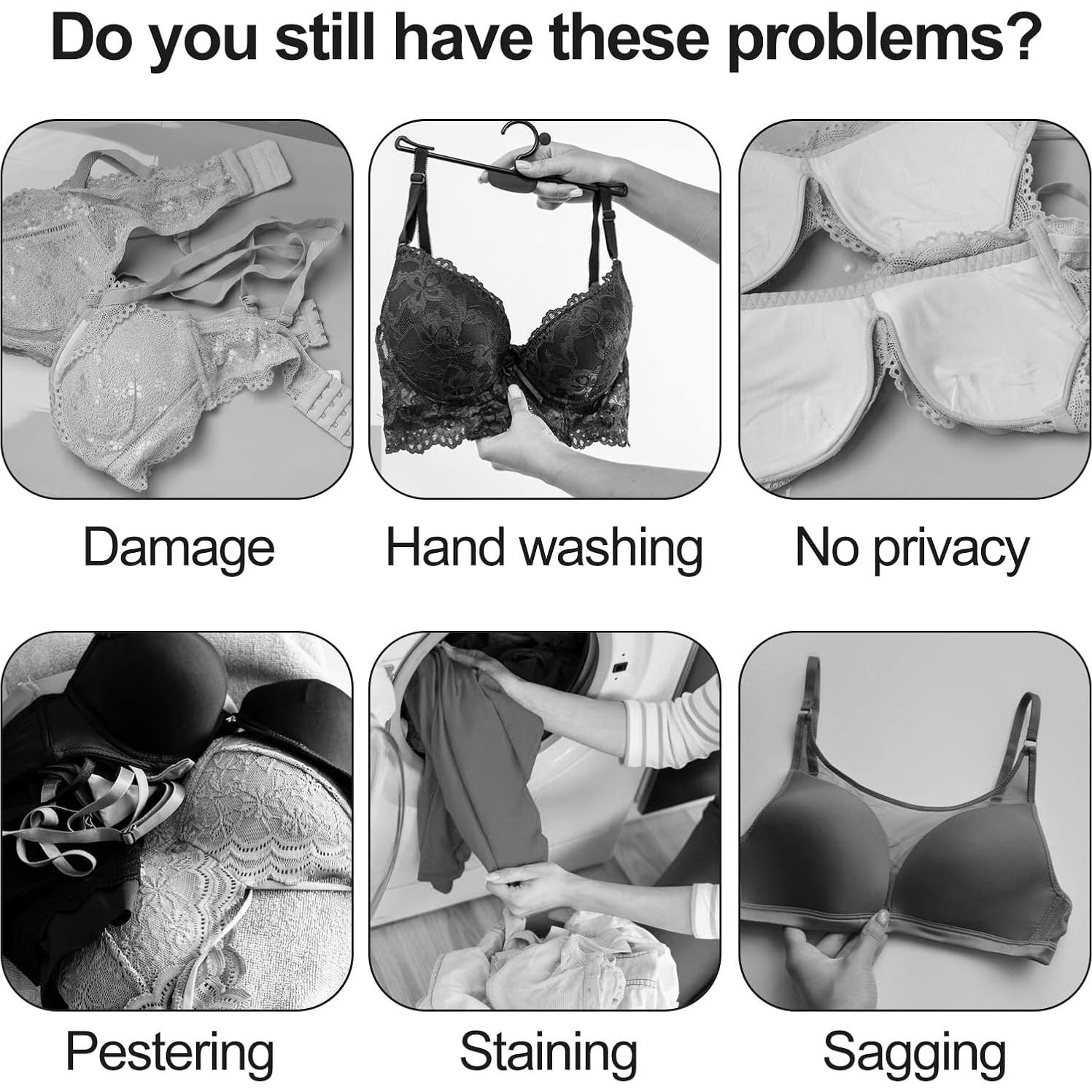 Bolsas de Lavado de Sujetadores Trinkrittey - 2 Pcs 29.5x20cm