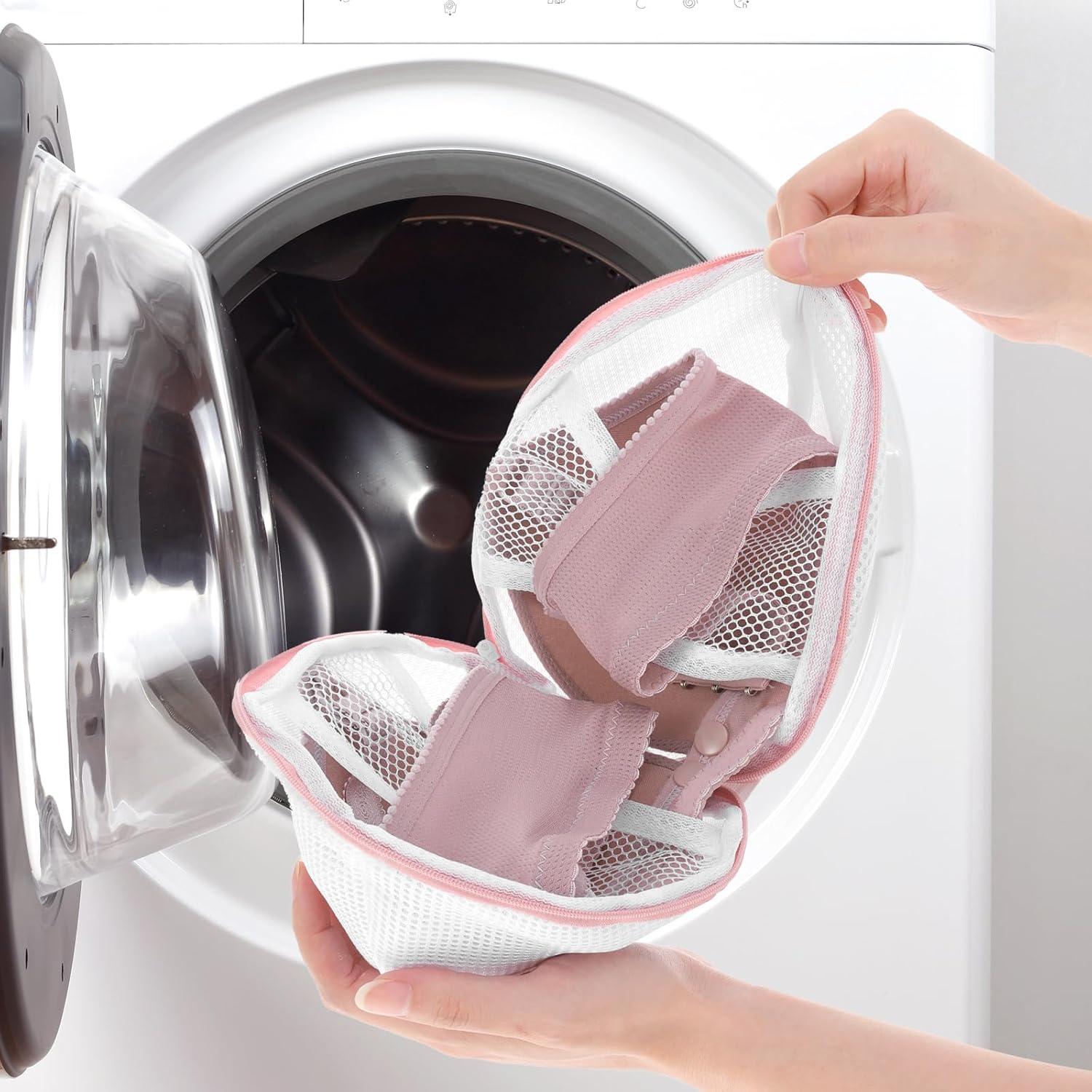 Bolsa de Lavandería para Sujetadores Cobee - 2 Piezas Rosa y Azul