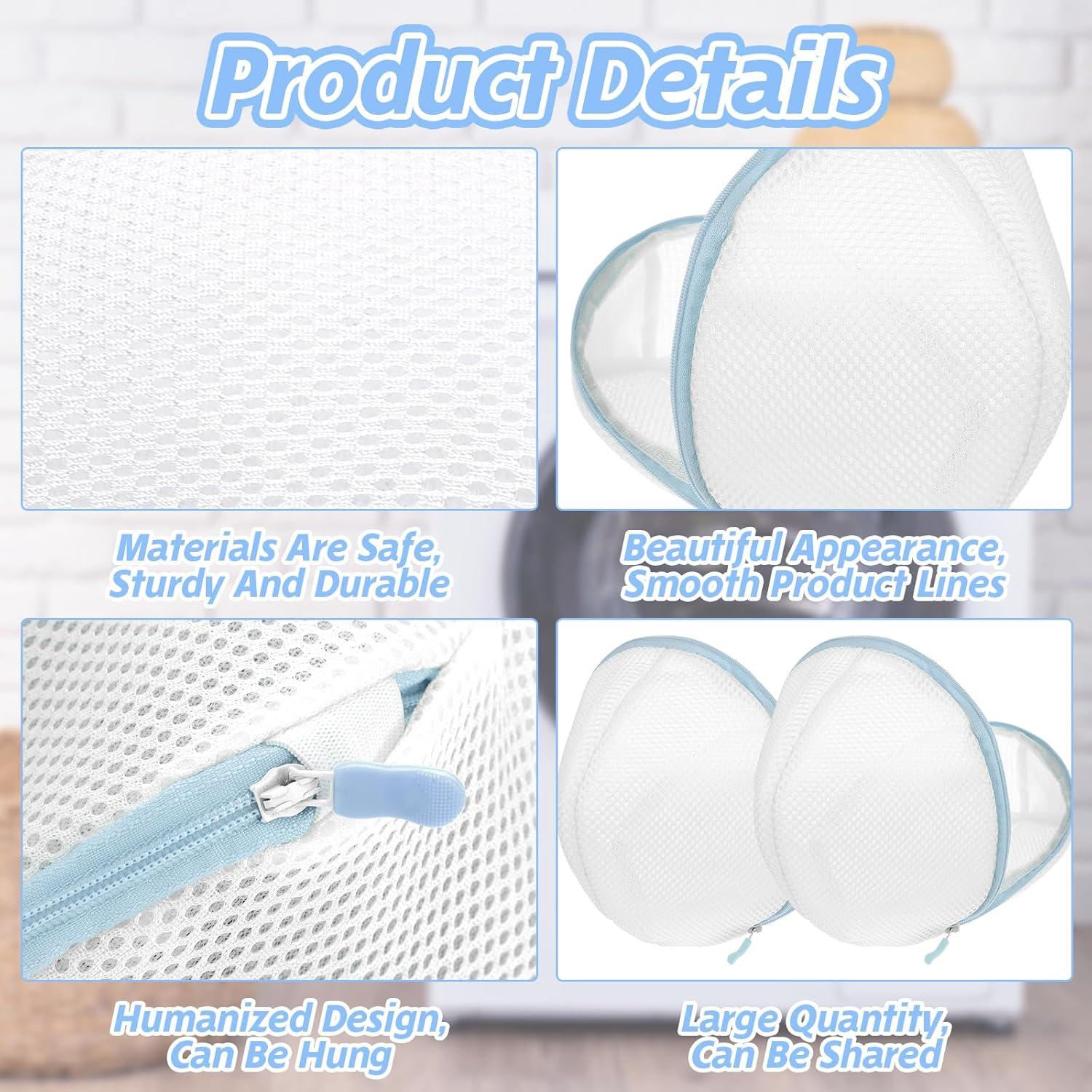 Bolsa de Lavandería para Sujetadores Cobee - 2 Piezas Rosa y Azul