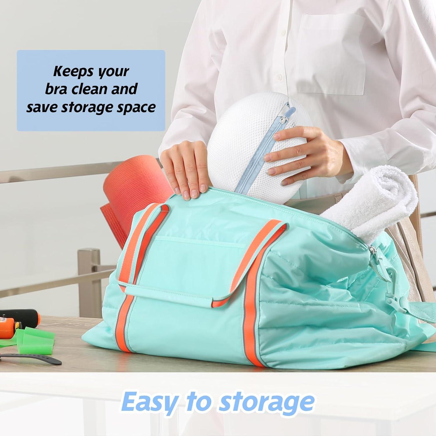 Bolsa de Lavandería para Sujetadores Cobee - 2 Piezas Rosa y Azul