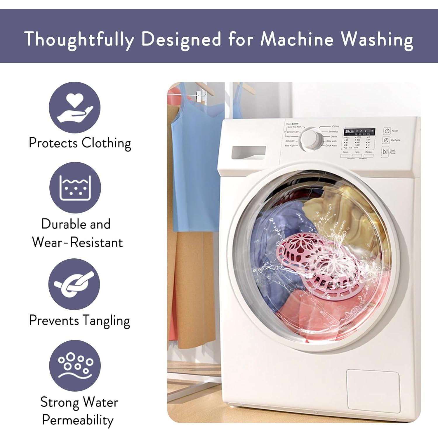 Bolsa de Lavandería Sablier para Sujetadores - Silicona Púrpura