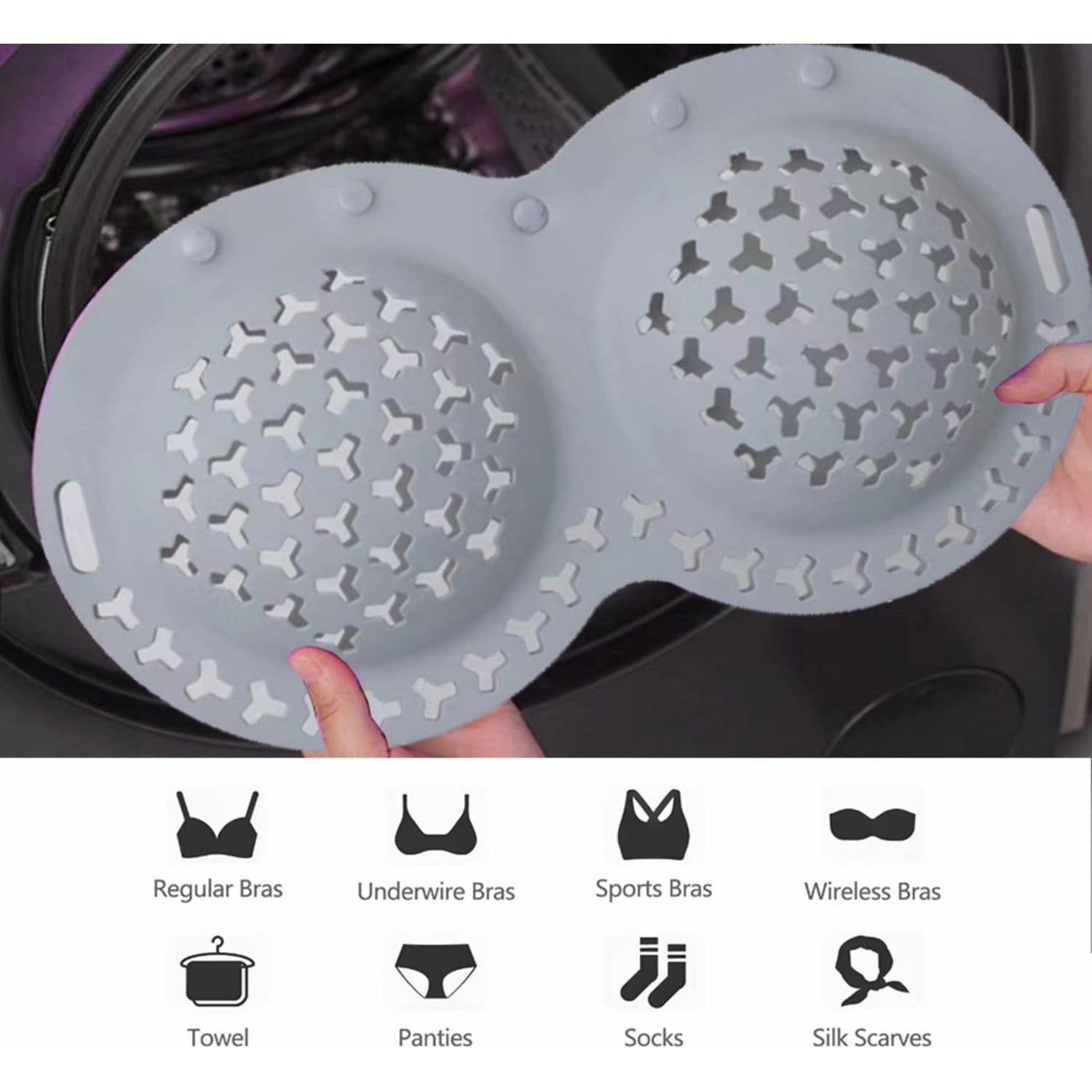 Bolsa de Lavado de Sujetadores SevenTwoFive de Silicona Gris