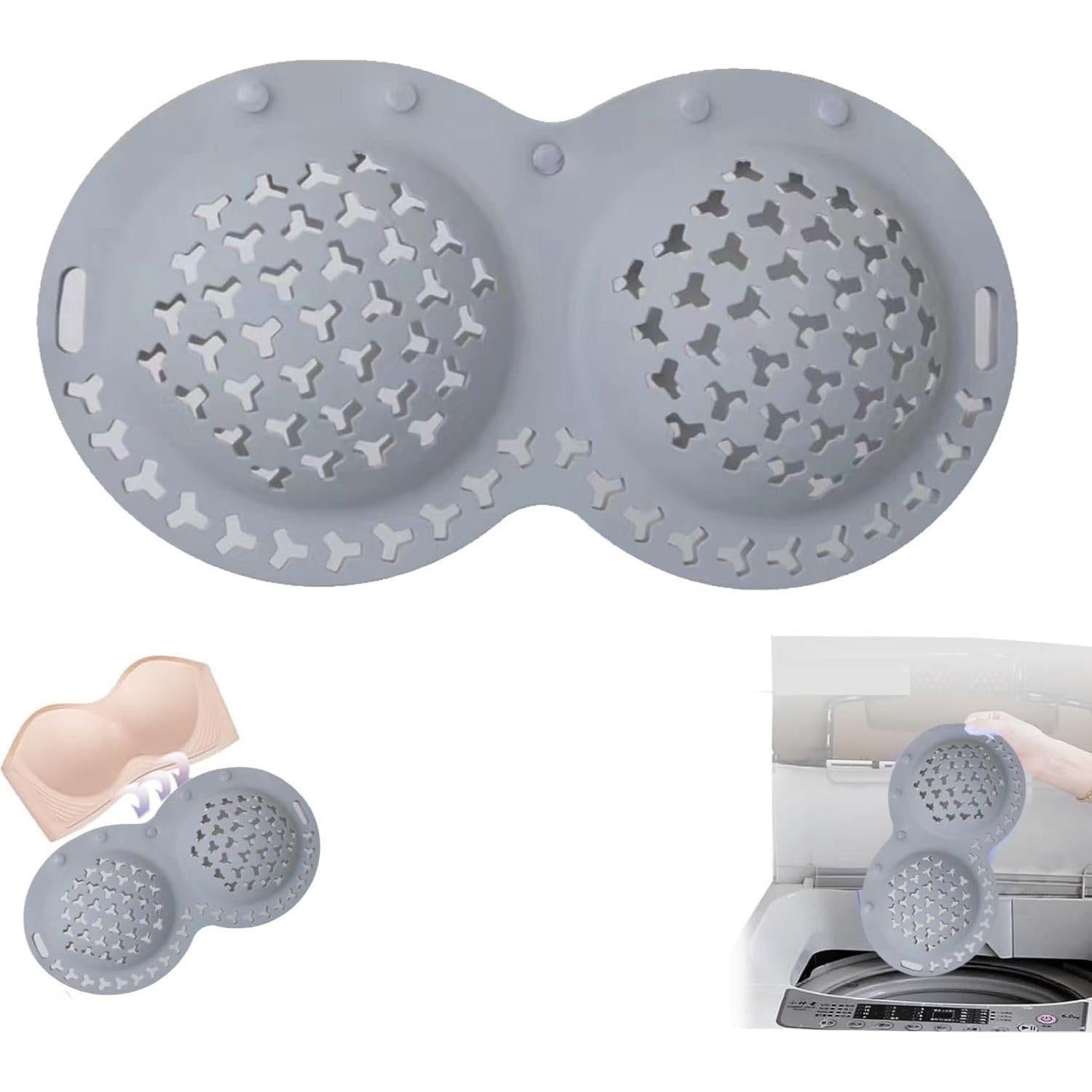 Bolsa de Lavado de Sujetadores SevenTwoFive de Silicona Gris