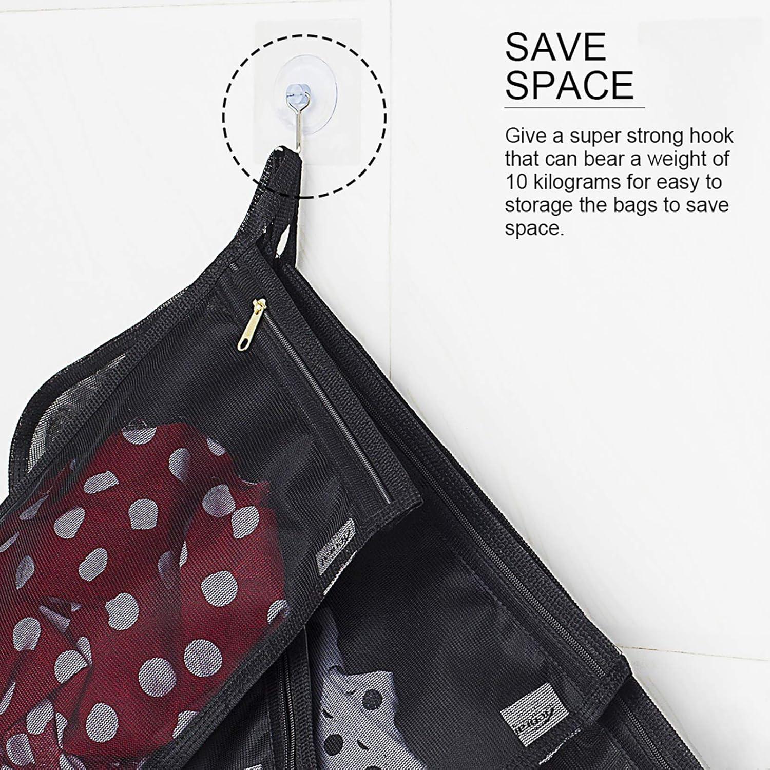 Bolsas de Lavandería Tenrai - 1 Grande y 1 Mediana, Negro