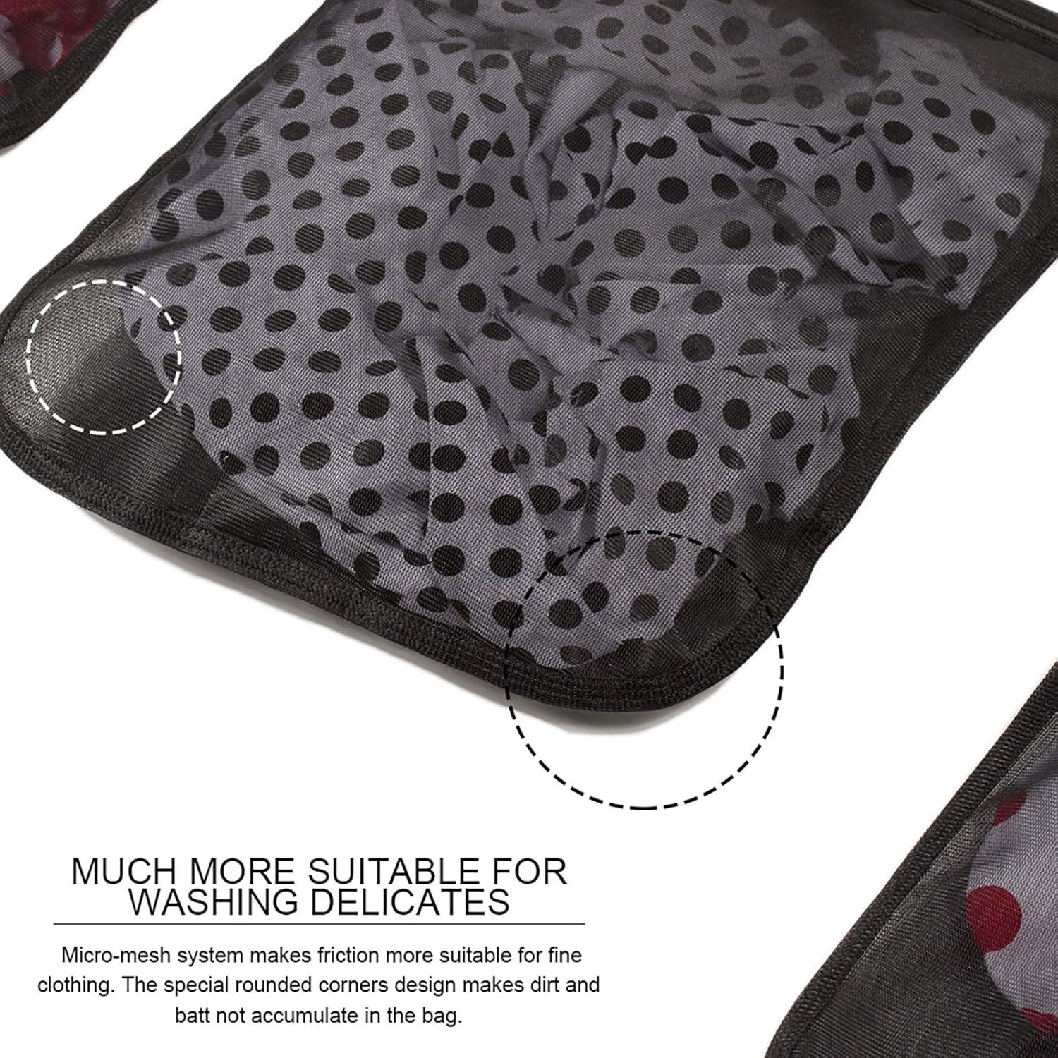 Bolsas de Lavandería Tenrai - 1 Grande y 1 Mediana, Negro