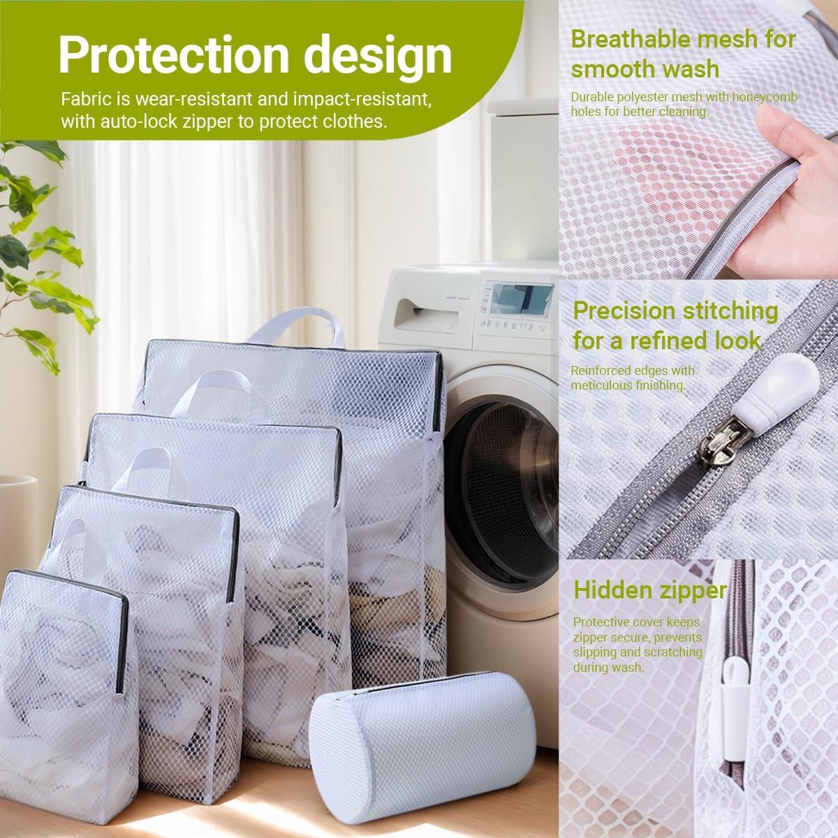 Bolsas de Lavandería PaoShuTai 5 Tamaños con Mangos Gruesos