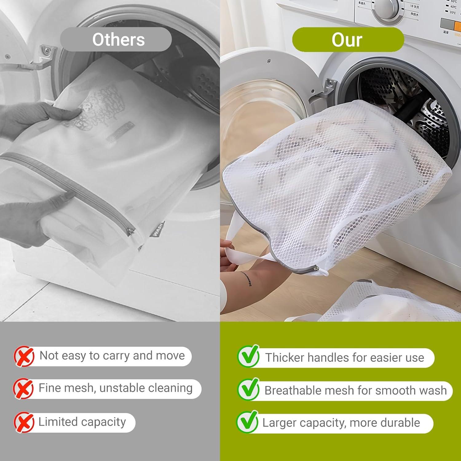 Bolsas de Lavandería PaoShuTai 5 Tamaños con Mangos Gruesos