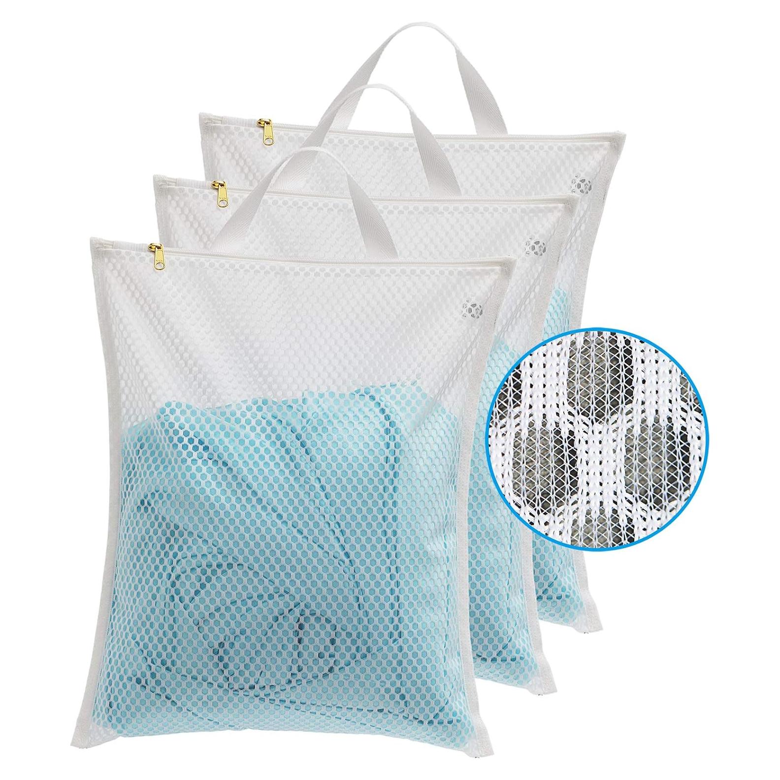 Bolsas de Lavandería TENRAI 3 Piezas Malla Fina Cierre YKK