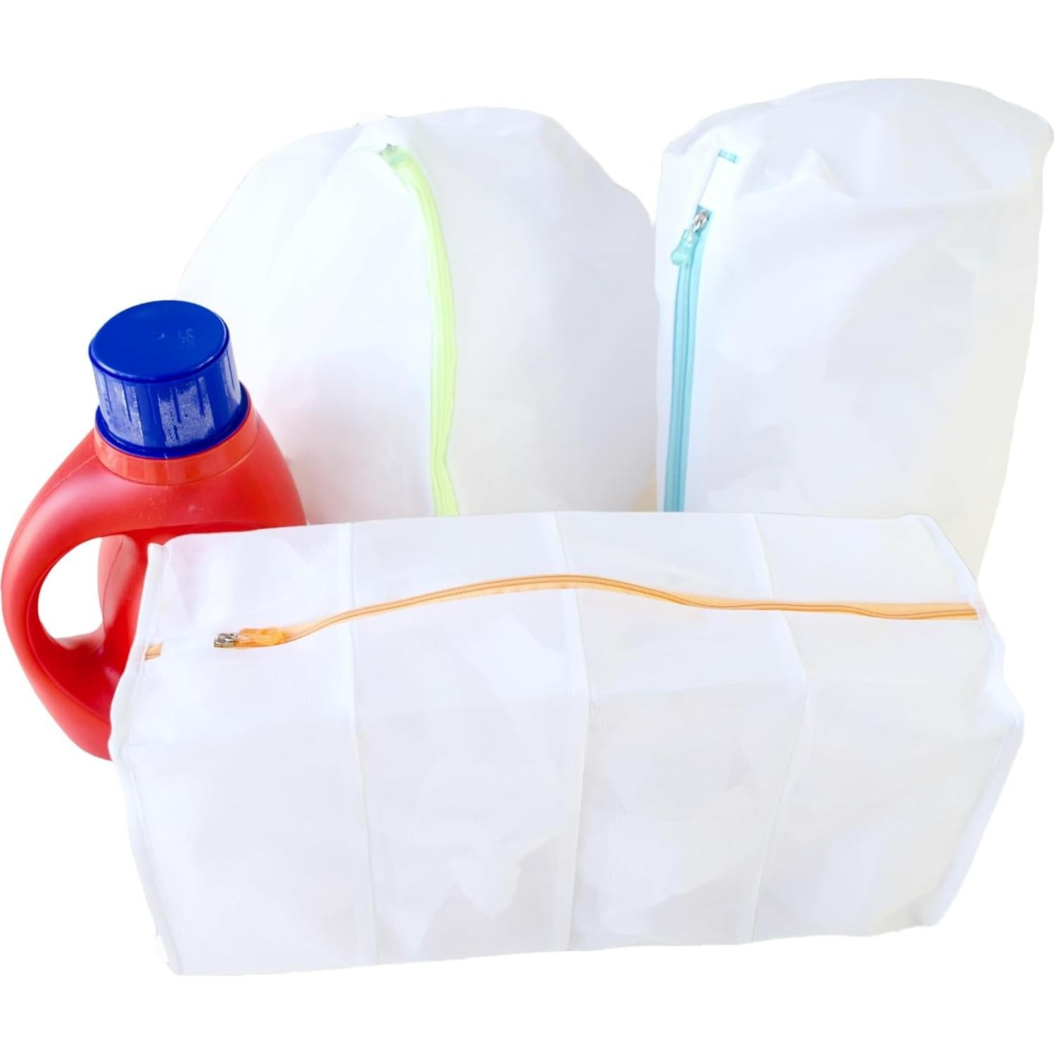 Conjunto de Bolsa de Lavandería 3D Iconni - Grande, Nylon, 4 Piezas