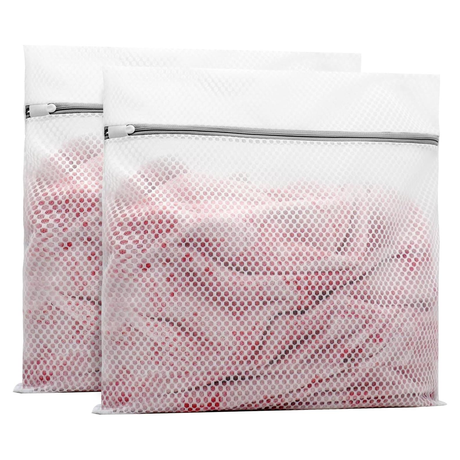 Bolsa de Lavandería de Malla Muchfun 60x60 cm para Delicados