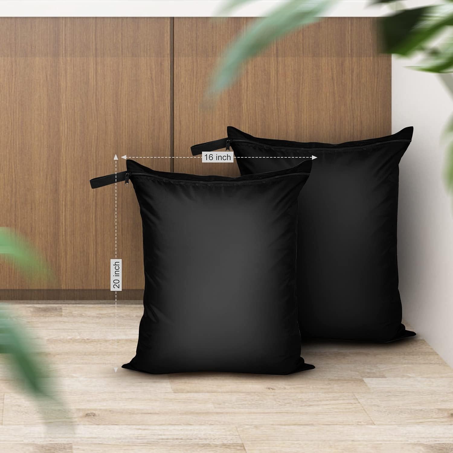 Bolsas de Lavandería Impermeables OTraki 2 Pack 40x50cm Negro