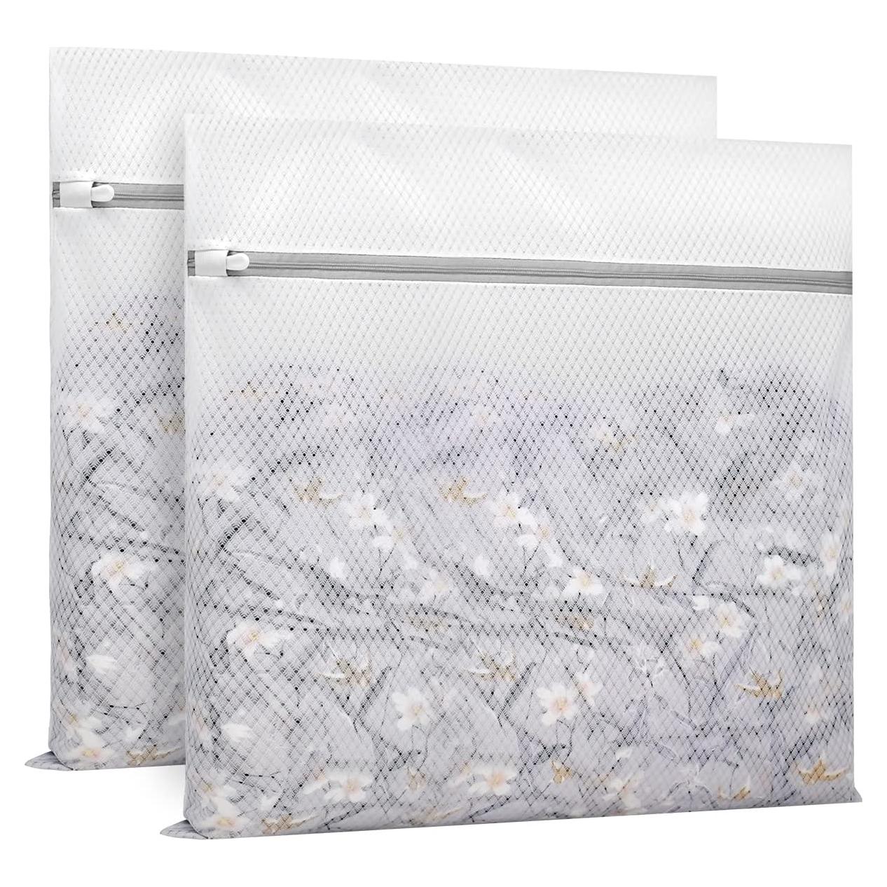 Bolsa de Lavandería Muchfun Malla Diamante 60x60 cm 2 Pcs