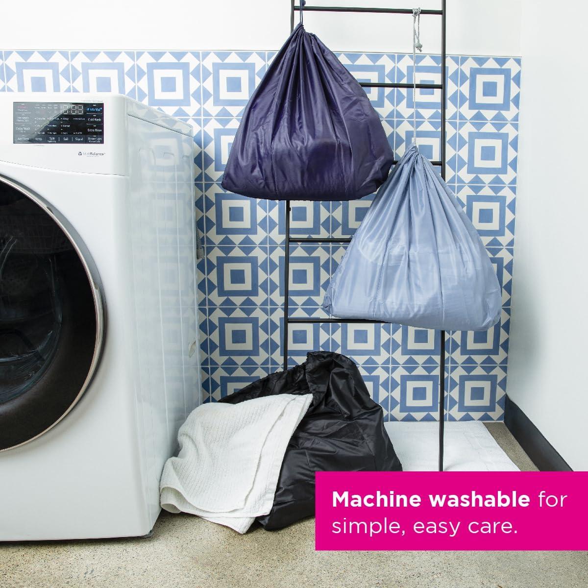 Bolsa de Lavandería Expandible Miamica Gris 53.3x55.9cm