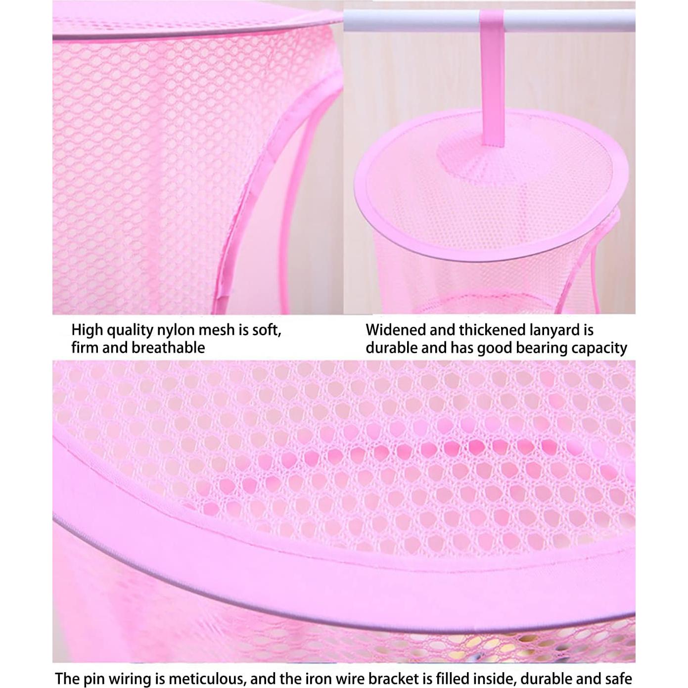 Cesta de Almacenamiento Colgante Gouccpu 3 Compartimentos Azul