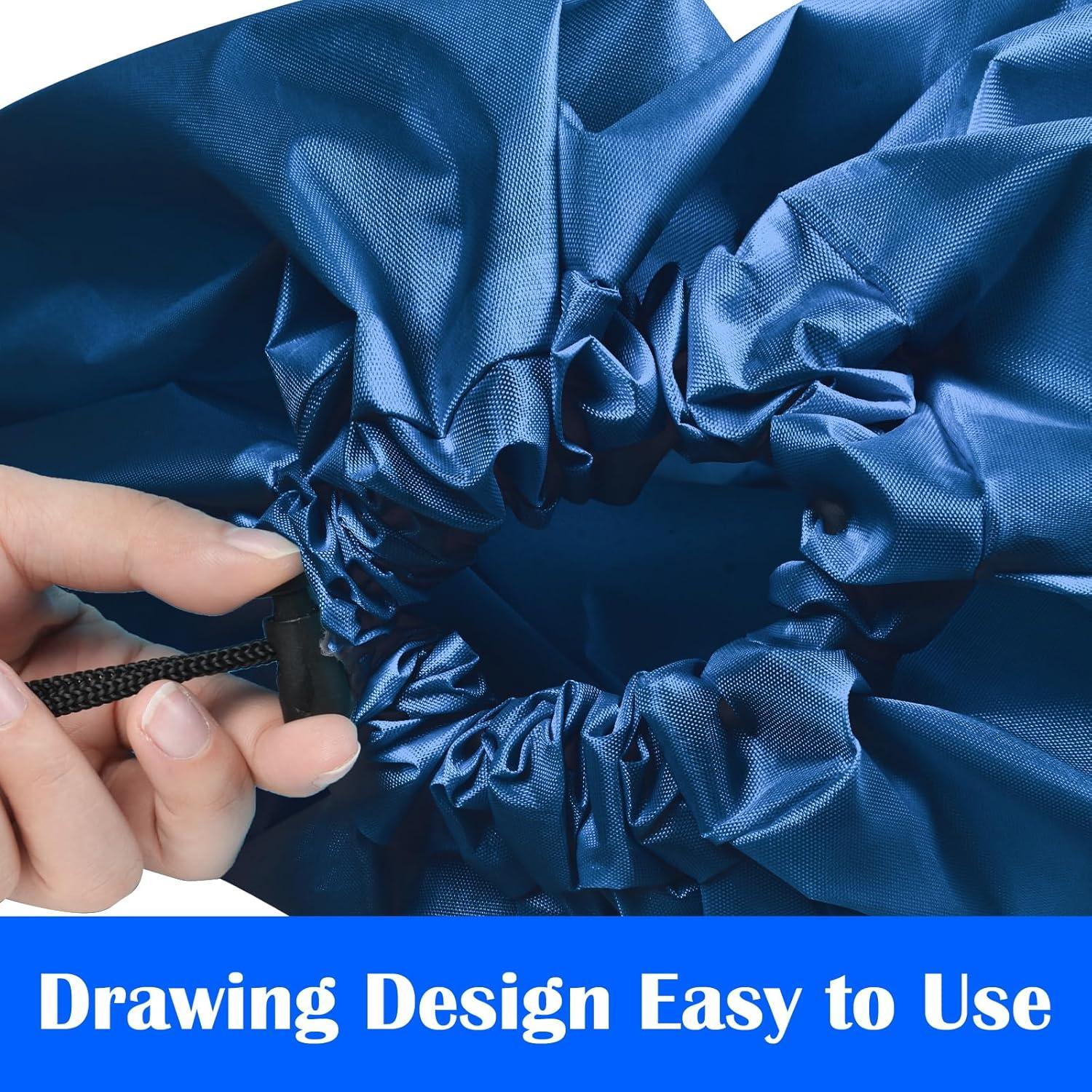 Bolsa de Lavandería Fiodrimy XL Plegable 24x36 Vino y Marino