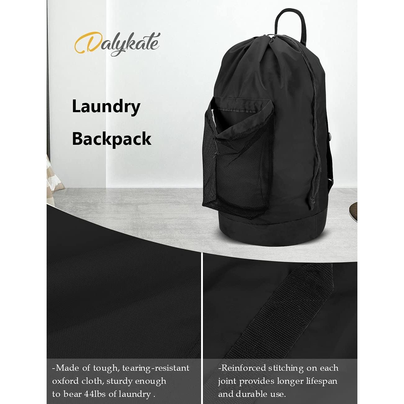 Bolsa de lavandería mochila Dalykate negra 166.67L impermeable