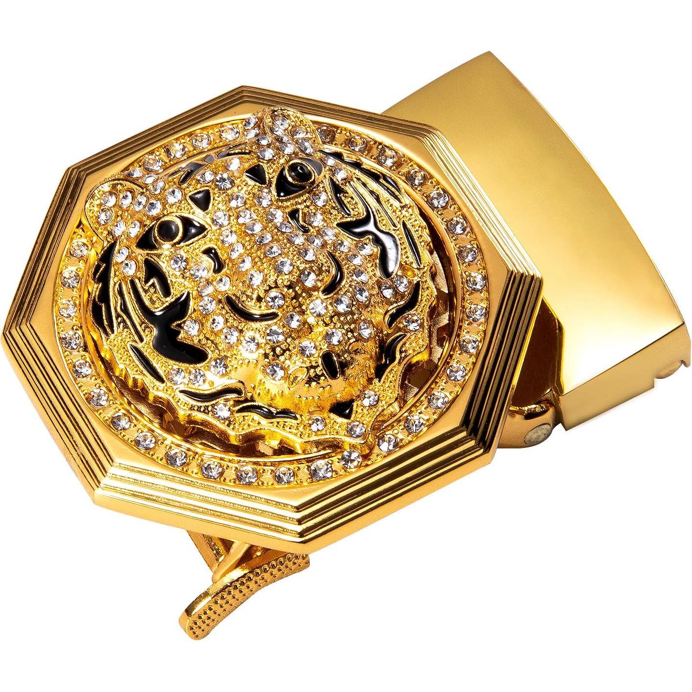 Cinturón de Ratchet Barry.Wang para Hombres Cuero 3.5cm