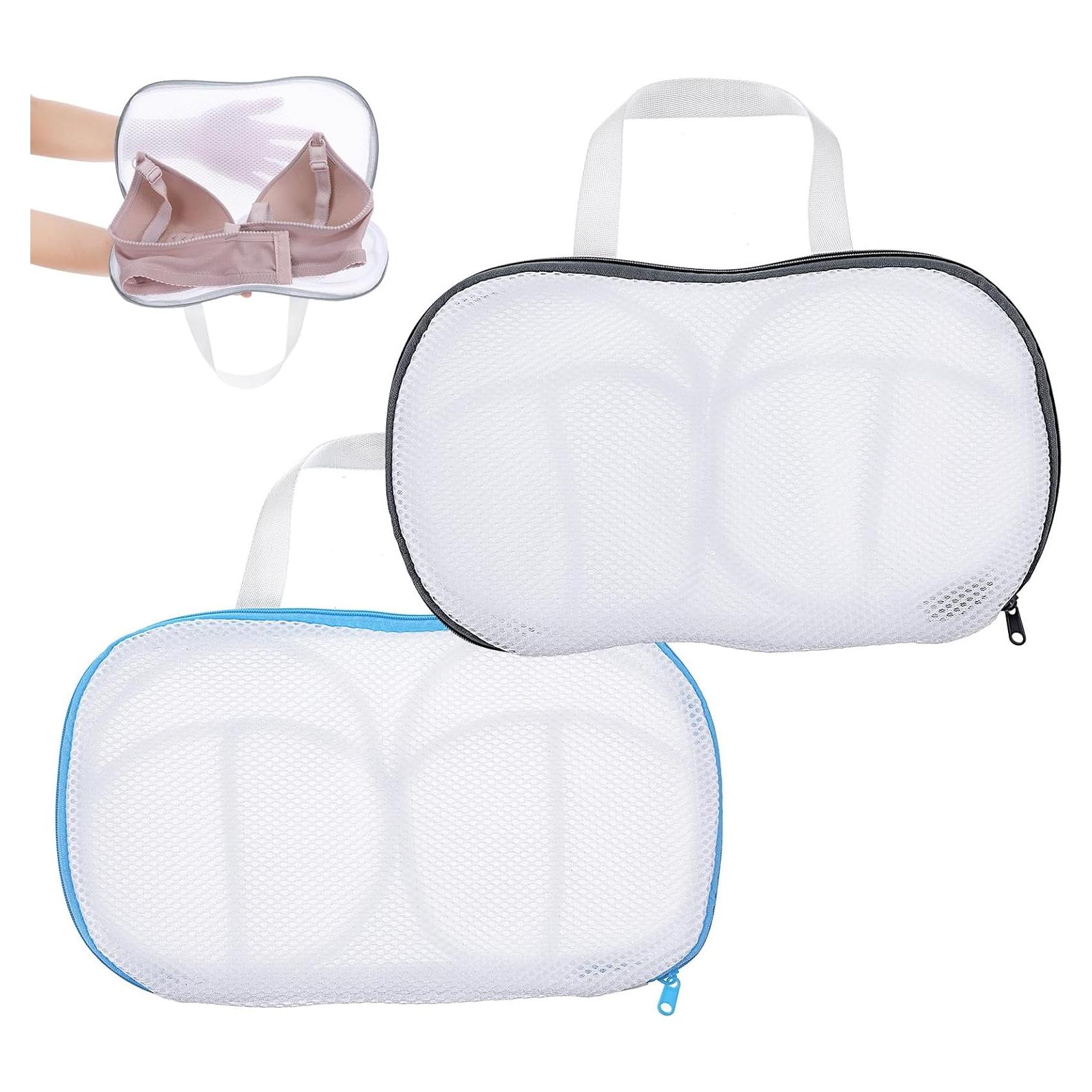 Bolsas para Sujetadores XLIUAX - 2 Pcs, Lavado a Mano, 28.5x16.5cm