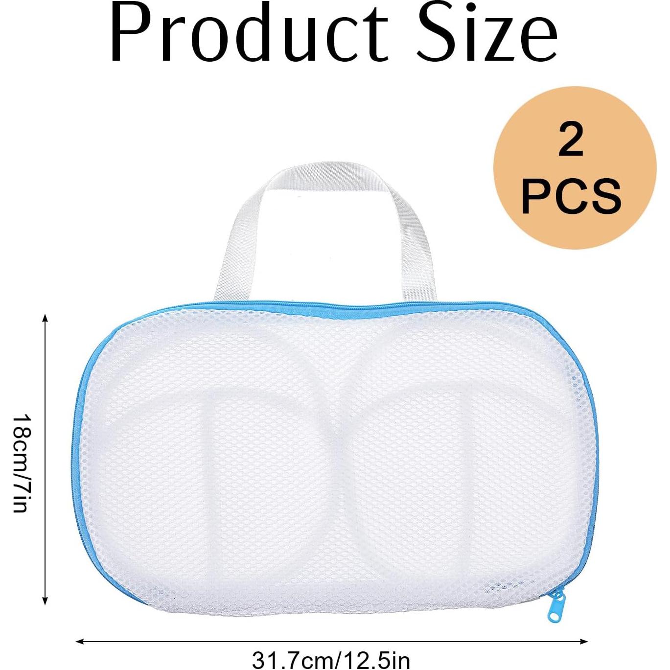 Bolsas para Sujetadores XLIUAX - 2 Pcs, Lavado a Mano, 28.5x16.5cm