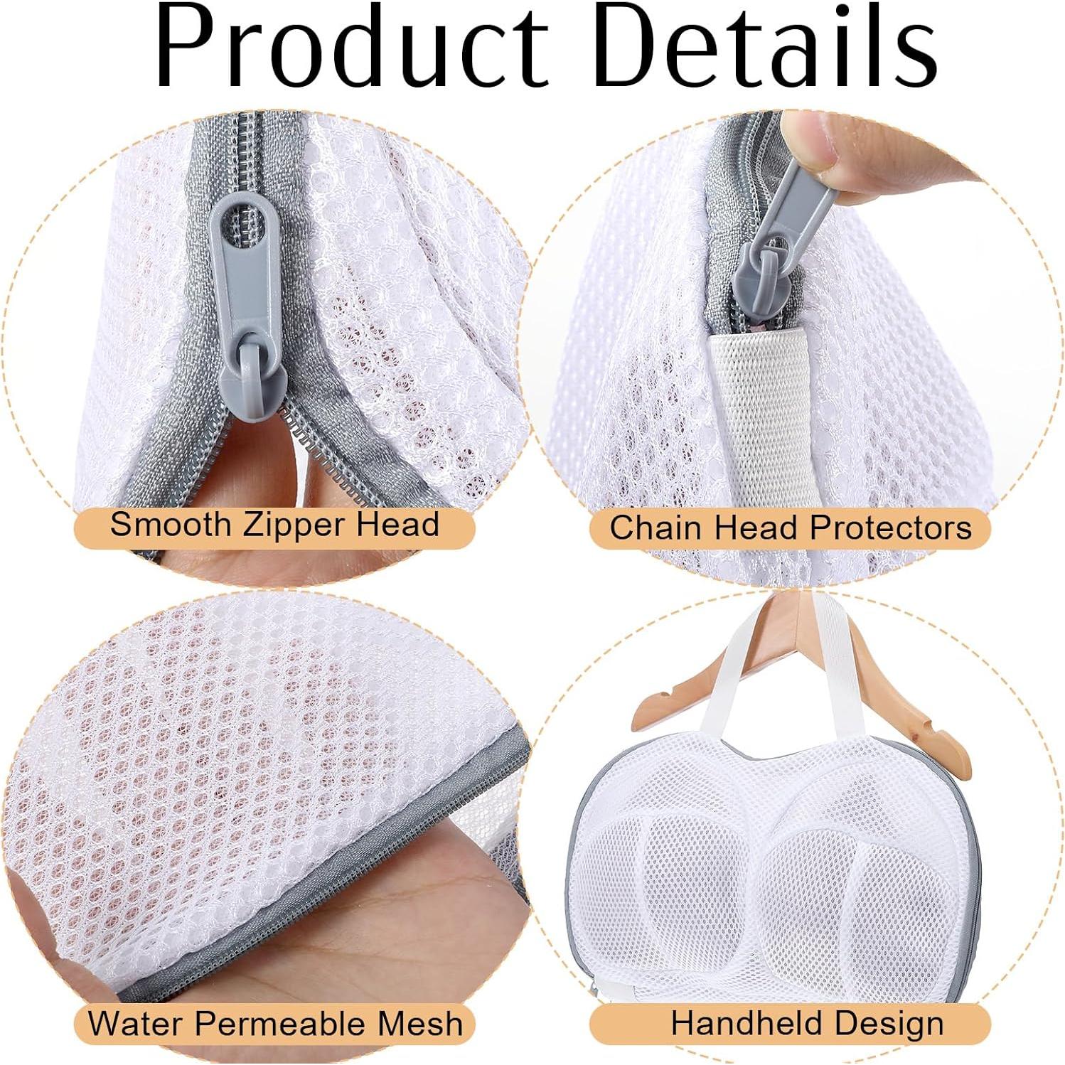 Bolsas para Sujetadores XLIUAX - 2 Pcs, Lavado a Mano, 28.5x16.5cm