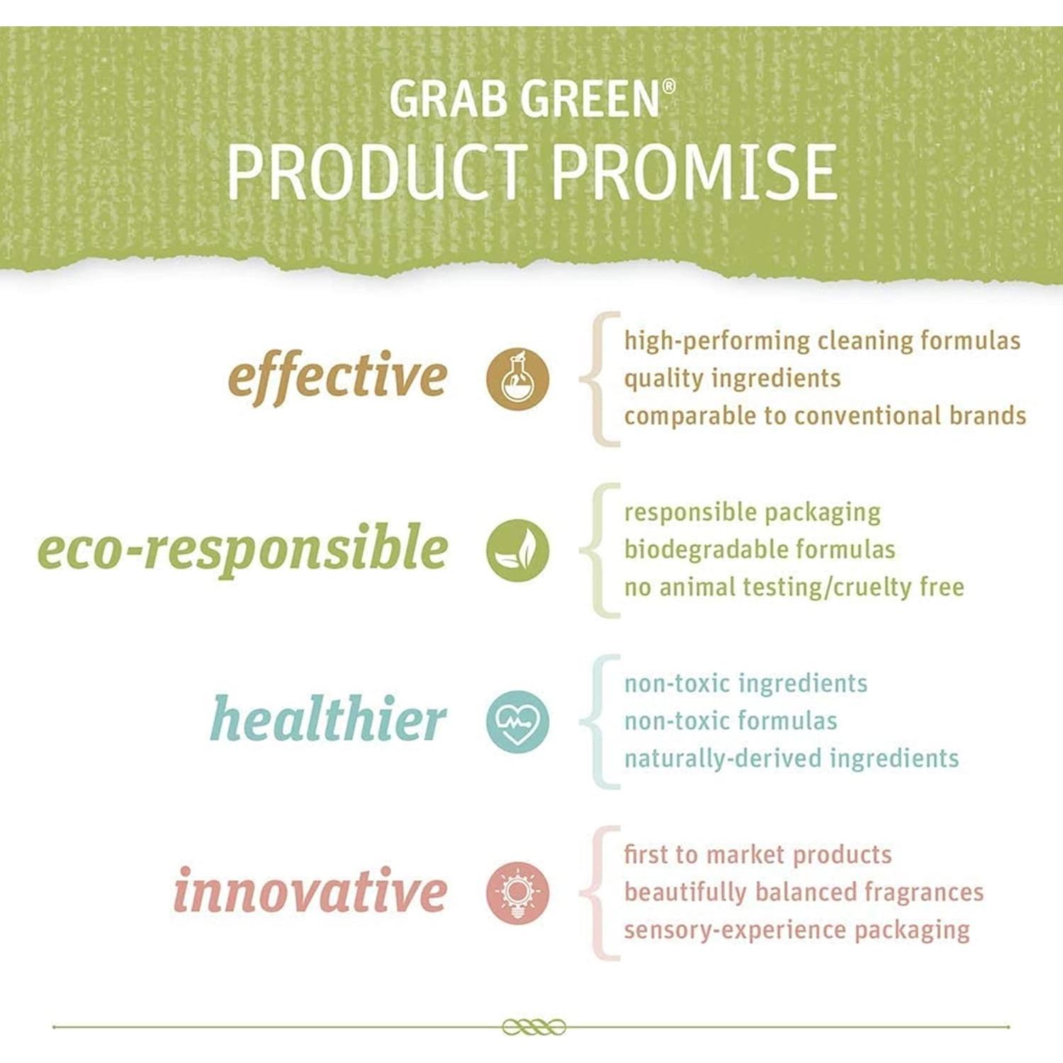 Hojas para Secadora Grab Green Baby 160 Hojas Aroma Rosa