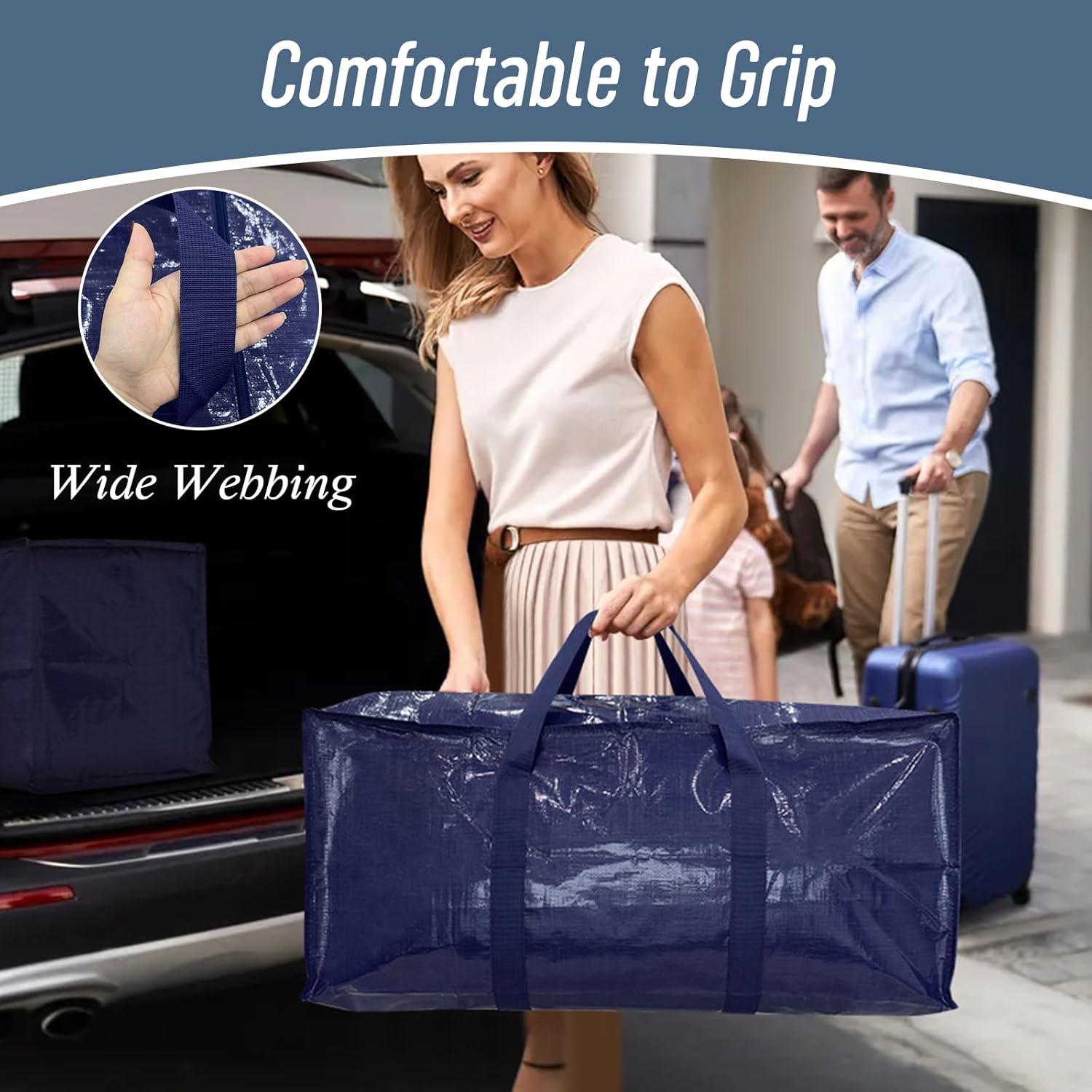 Paquete de 6 Bolsas de Mudanza Extra Resistentes FYGRIP