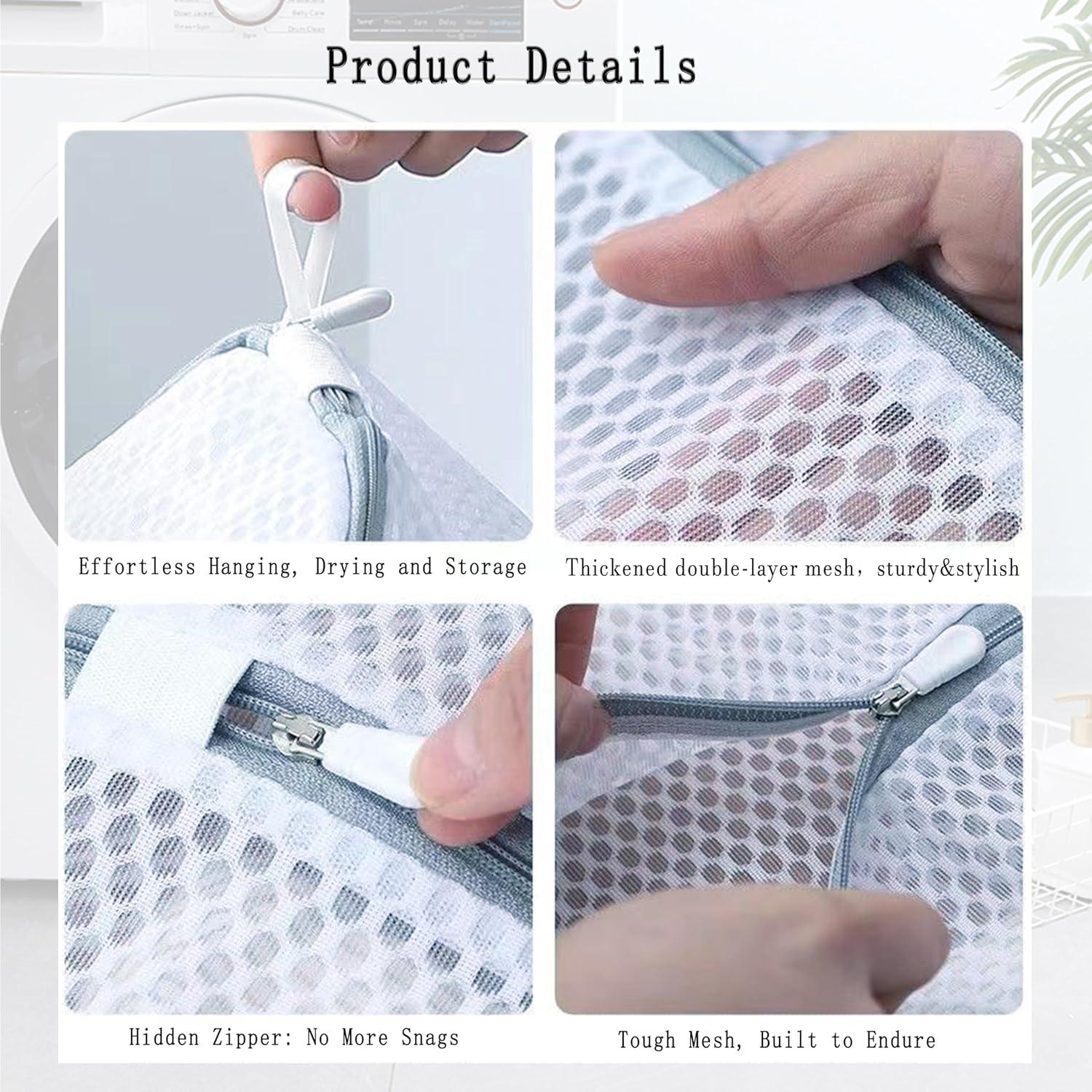 Juego de 6 bolsas de lavandería Genérica - Malla resistente