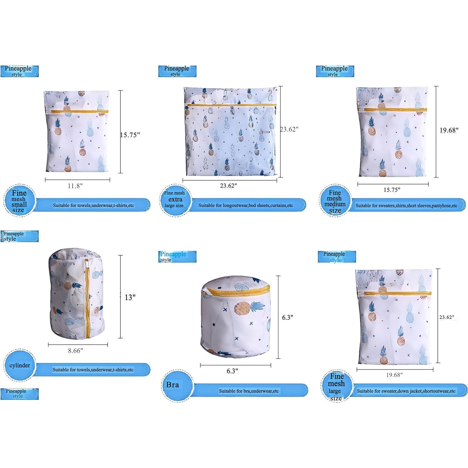 Bolsa de Lavado de Ropa Interior DJDBaihuo - Set de 6 Piezas