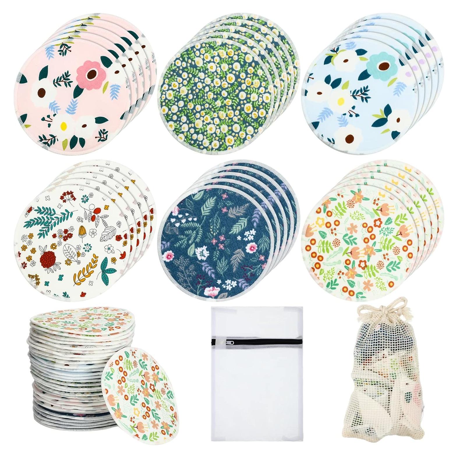 30 Almohadillas Reutilizables de Lactancia Sosation con Bolsas