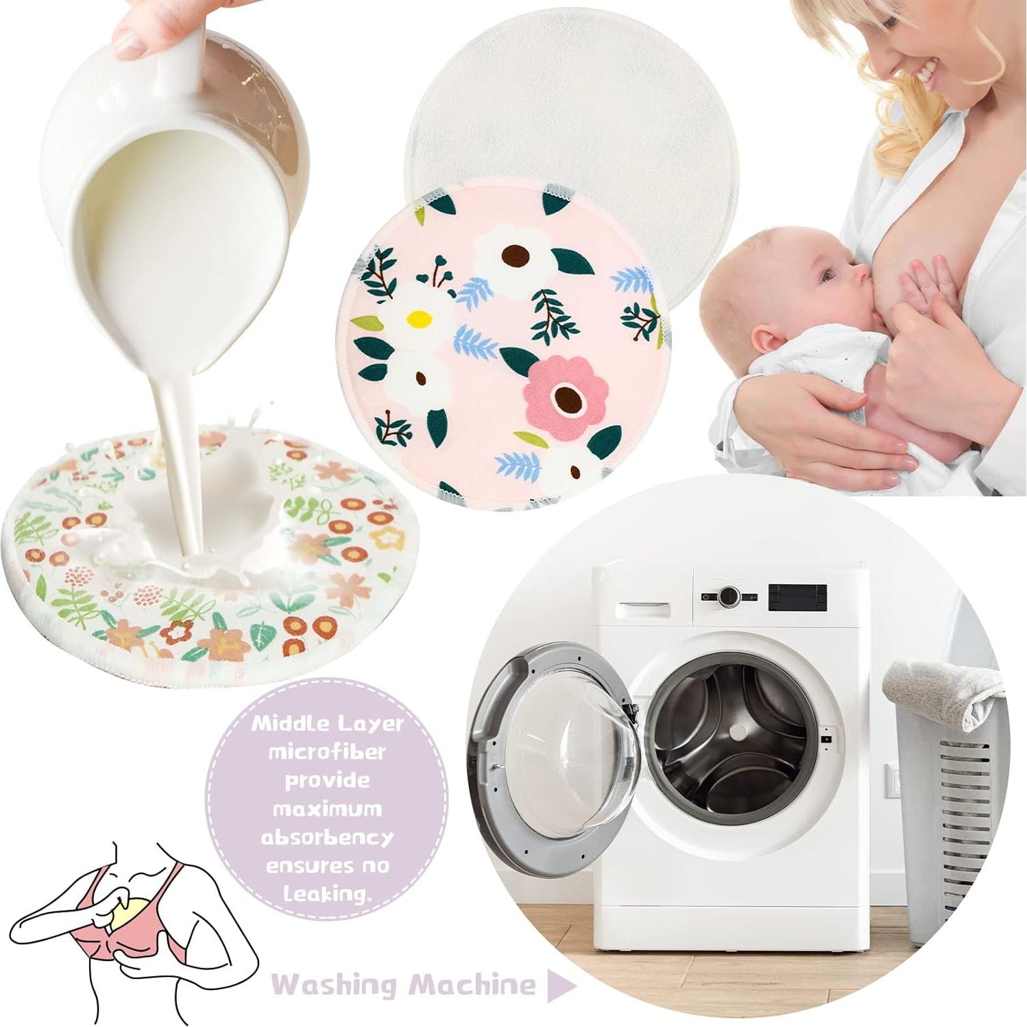 30 Almohadillas Reutilizables de Lactancia Sosation con Bolsas