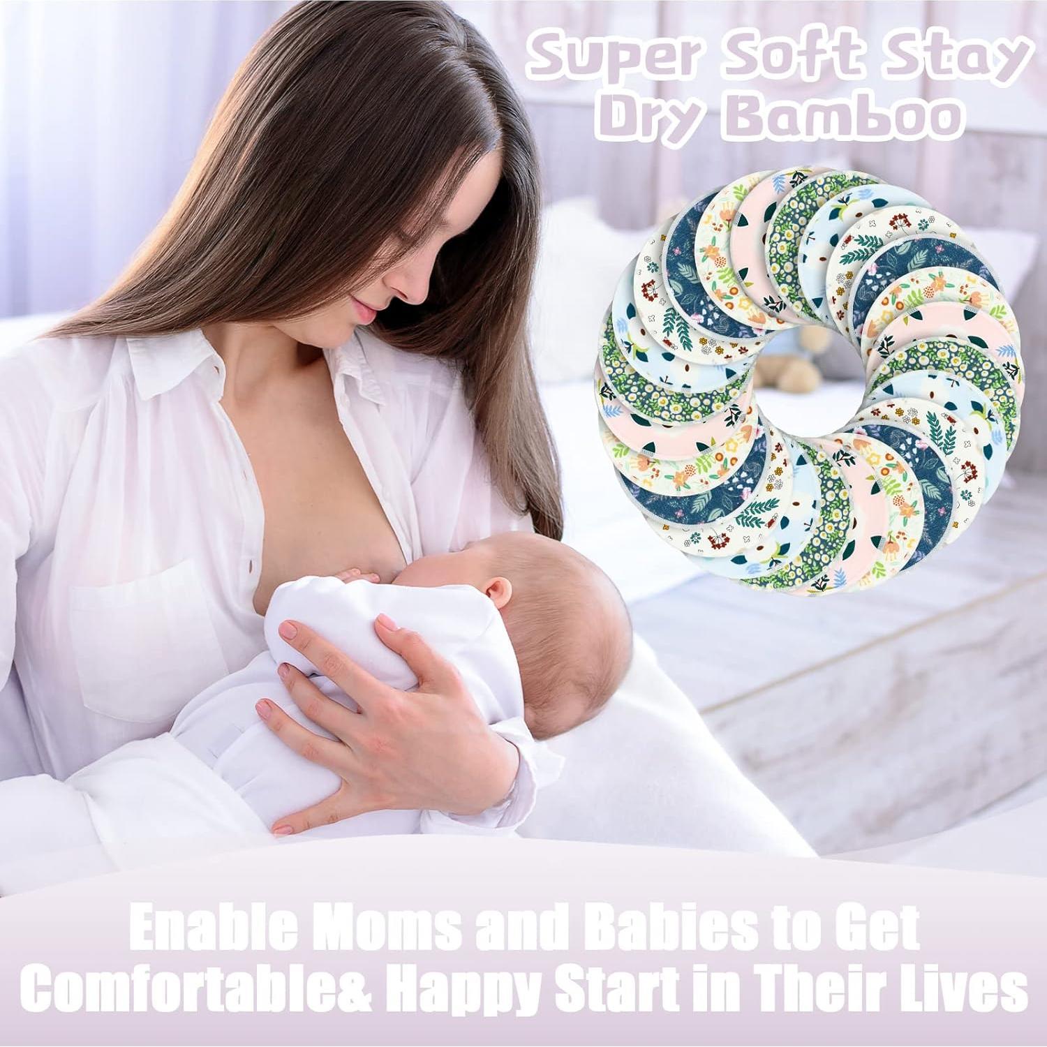 30 Almohadillas Reutilizables de Lactancia Sosation con Bolsas