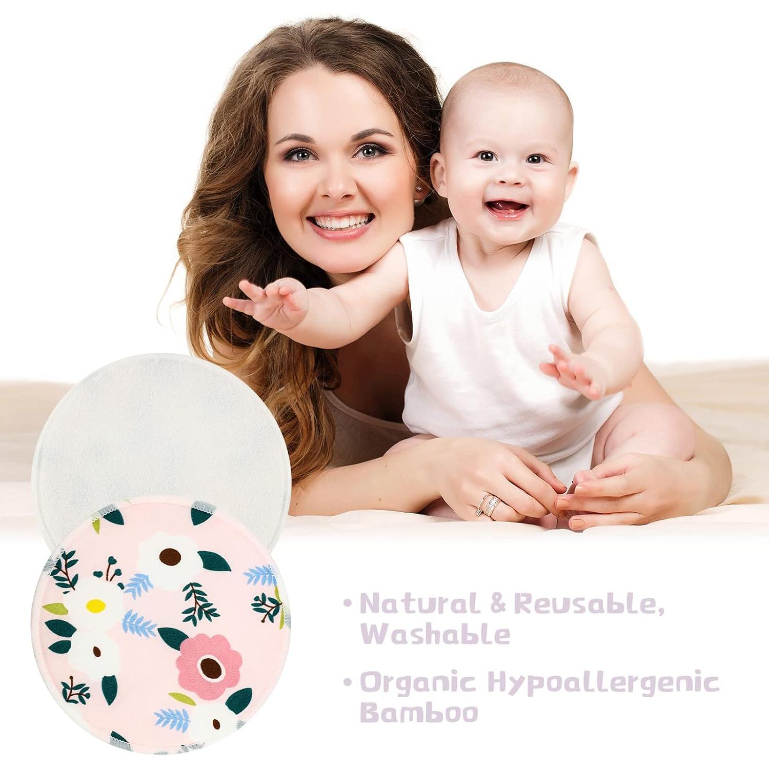 30 Almohadillas Reutilizables de Lactancia Sosation con Bolsas