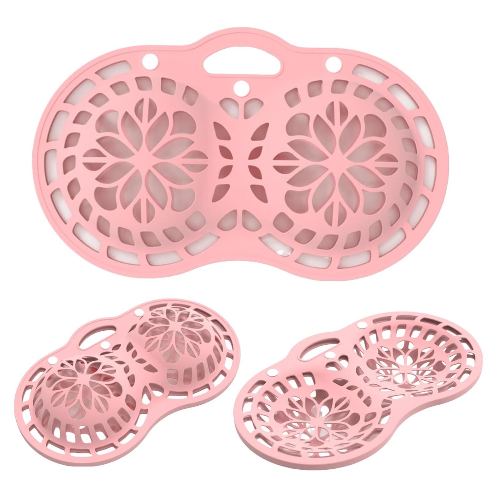 Bolsa de Lavado de Sujetadores de Silicona Genérico 2 Pcs Rosa