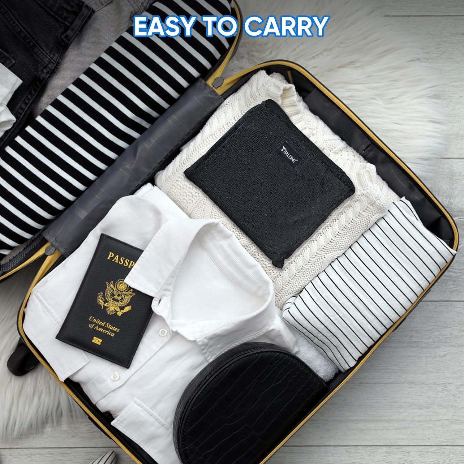 Bolsa de Lavandería Mochila BALEINE 120L Oxford Negra