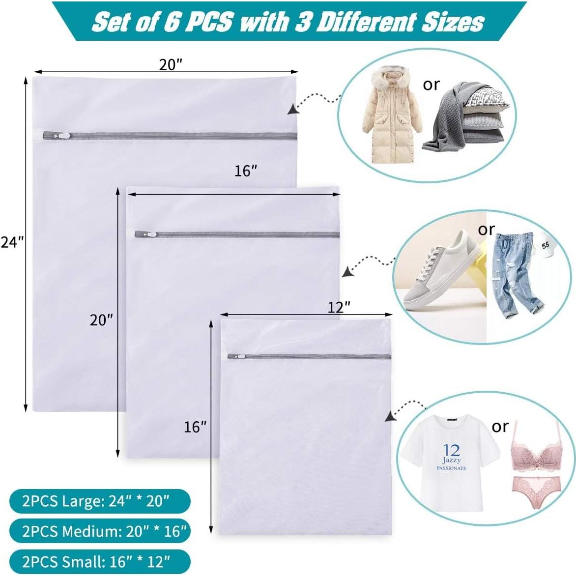 Bolsas de Lavandería Much Hotter - 1 Grande y 1 Mediana