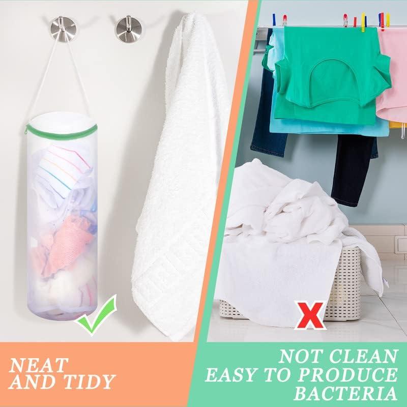 Bolsa de Lavandería Boao para Calcetines - 3 Piezas Malla