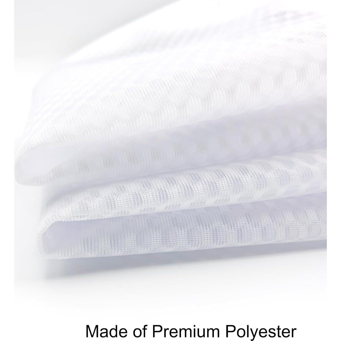 3 Bolsas de Lavandería de Malla Qgond XL 30x40 cm Resistentes