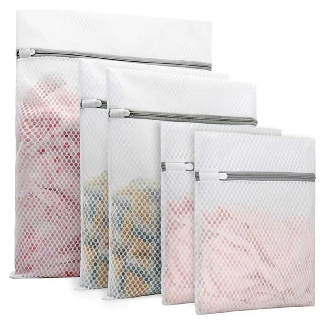 Juego de 5 Bolsas de Lavandería de Malla BXUYAOXMC - 3 Tamaños
