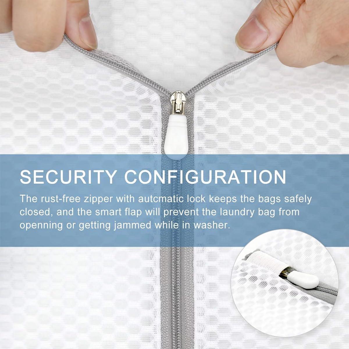 Juego de 5 Bolsas de Lavandería de Malla BXUYAOXMC - 3 Tamaños