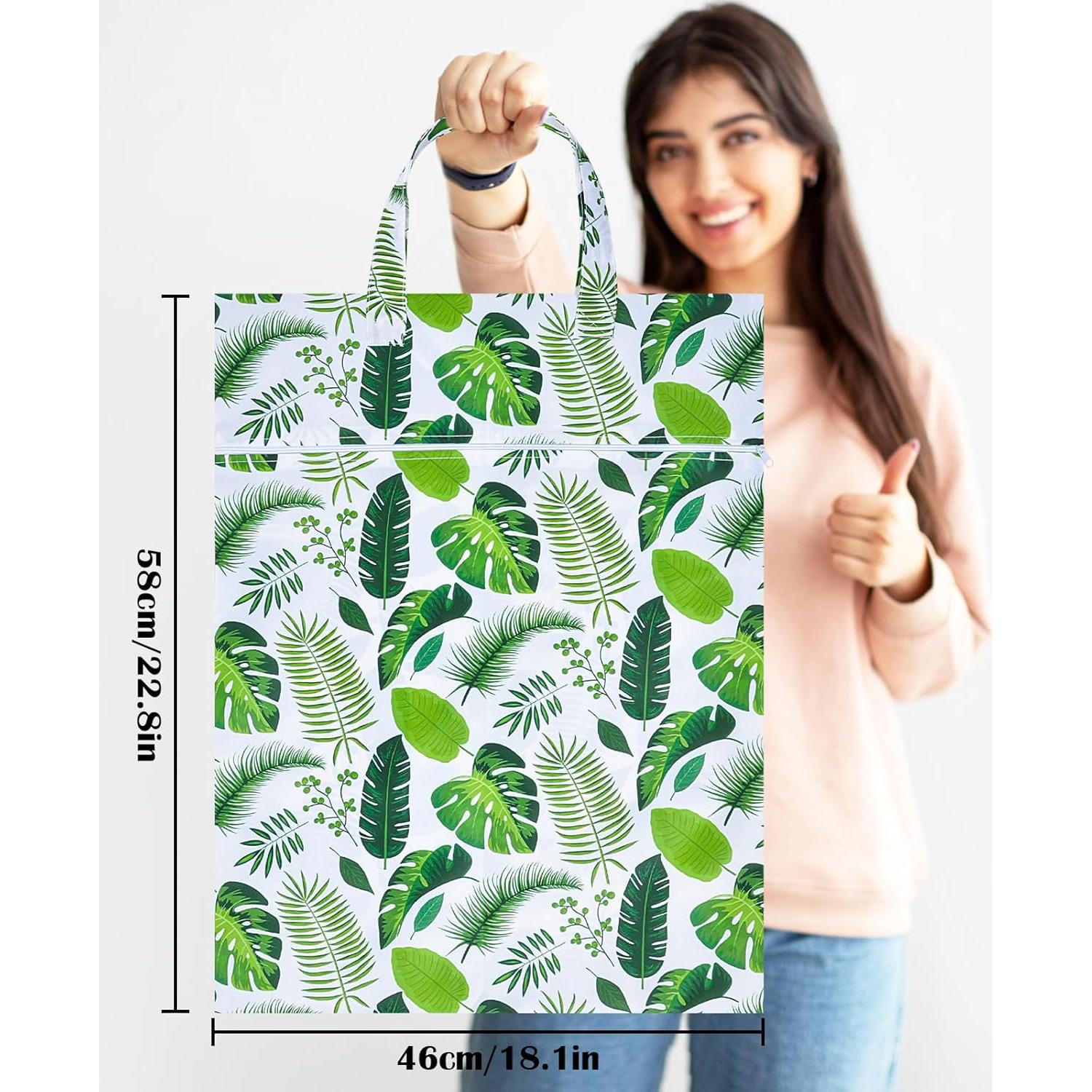 Bolsa de Lavandería Grande Nidoul Impermeable 2 Pcs 58x45 cm