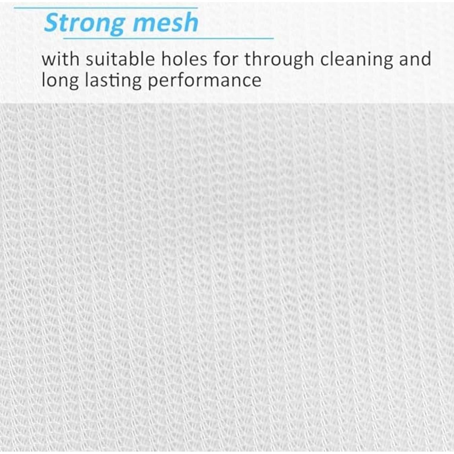 4 Bolsas de Lavandería Malla Gruesa Shalozan 40x50 cm