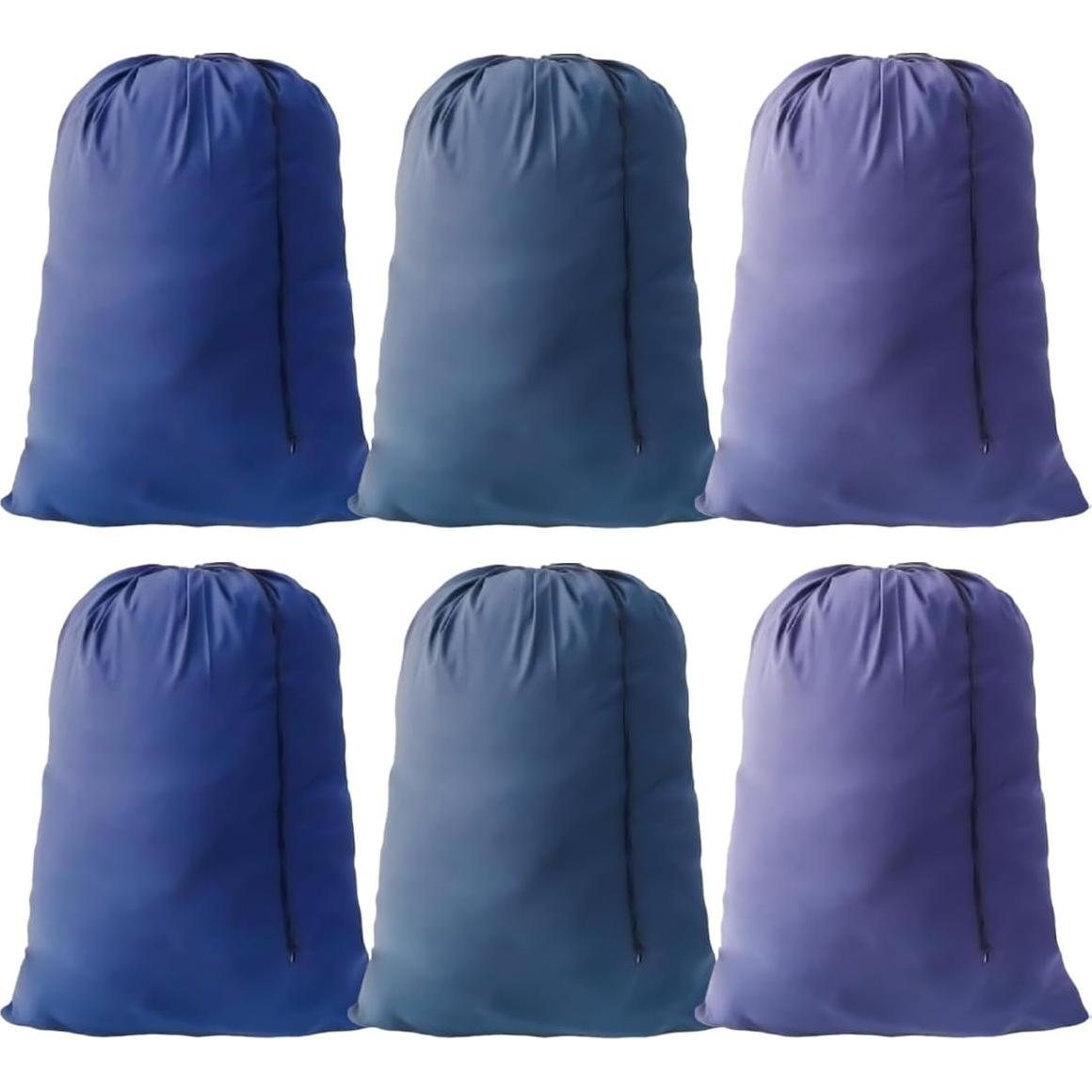 Bolsa de lavandería YETHAN 76.2x101.6cm 6 piezas azules